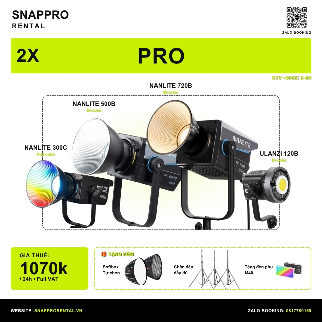 Combo Đèn 2x Pro