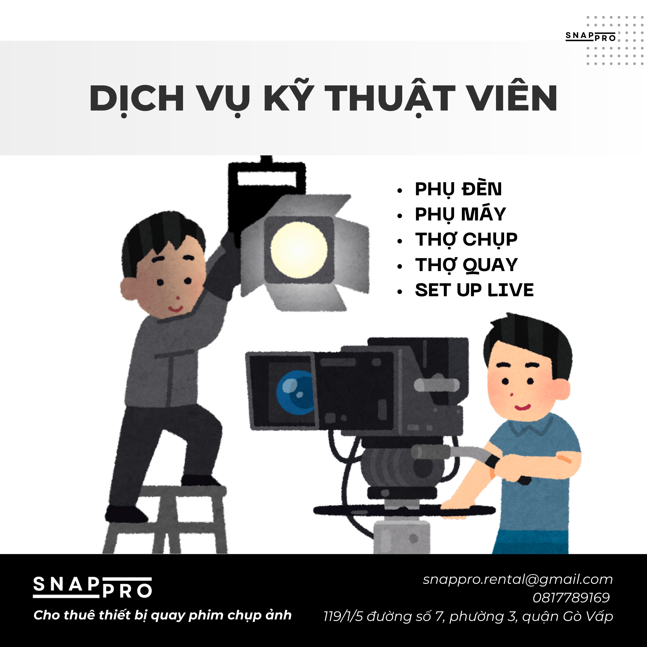 Dịch vụ Kỹ Thuật Viên