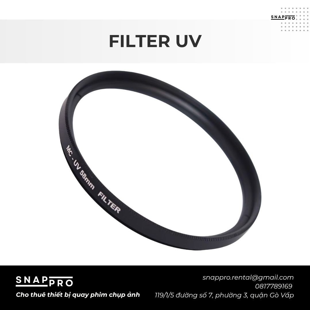 FILTER UV BẢO VỆ ỐNG KÍNH [GIÁ RẺ]