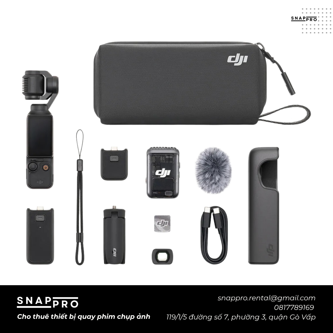 DJI Pocket 3 + Combo (Mic)