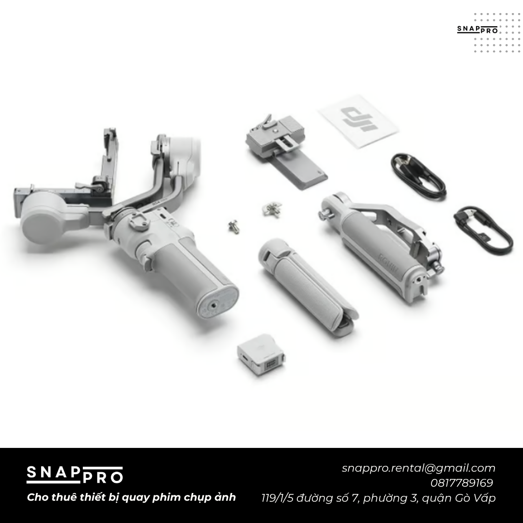GIMBAL RS4 MINI ( COMBO TRACKING + TAY CAM PHU )