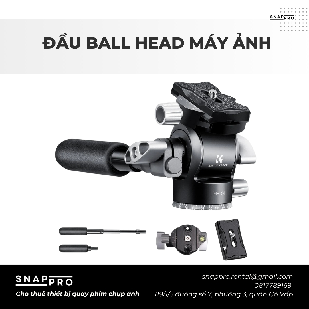 Đầu Ball Head Máy Ảnh