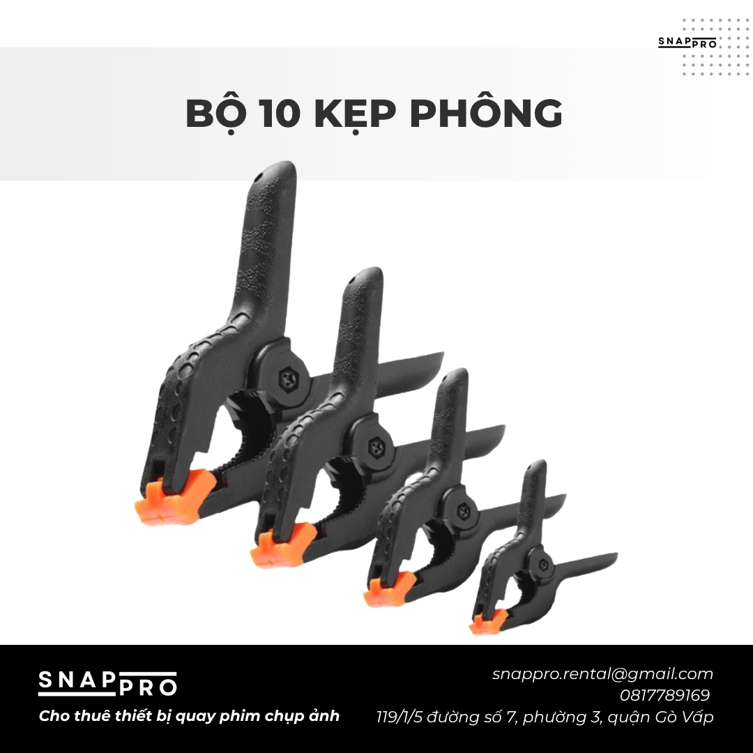 Bộ 10 kẹp phông