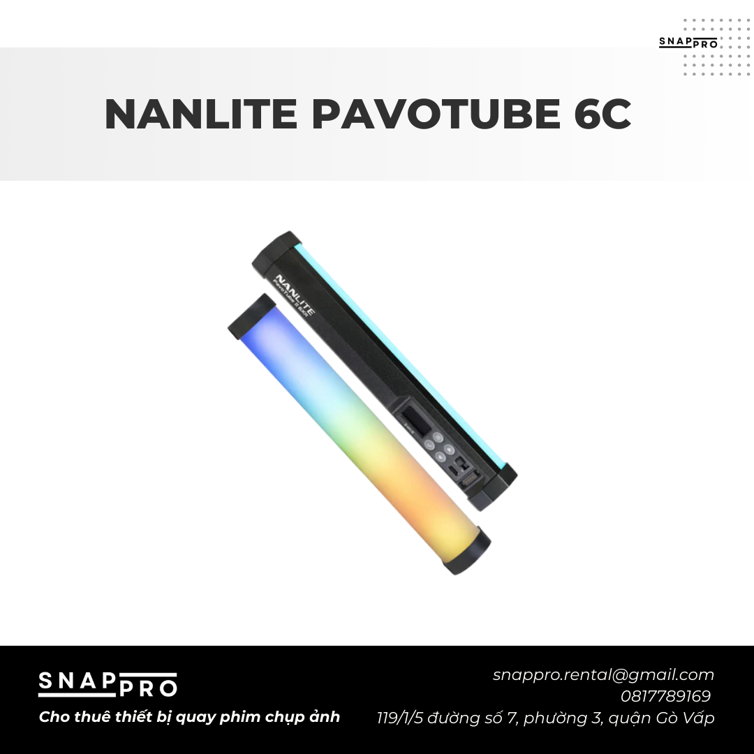 Đèn LED Nanlite Pavotube 6C II