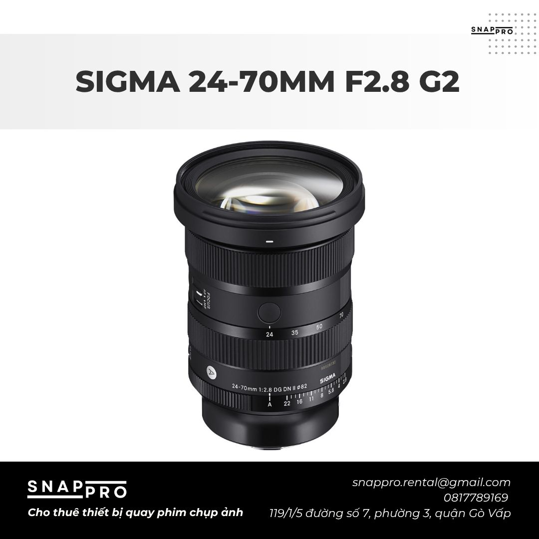 LENS SIGMA 24-70MM G2 F2.8
