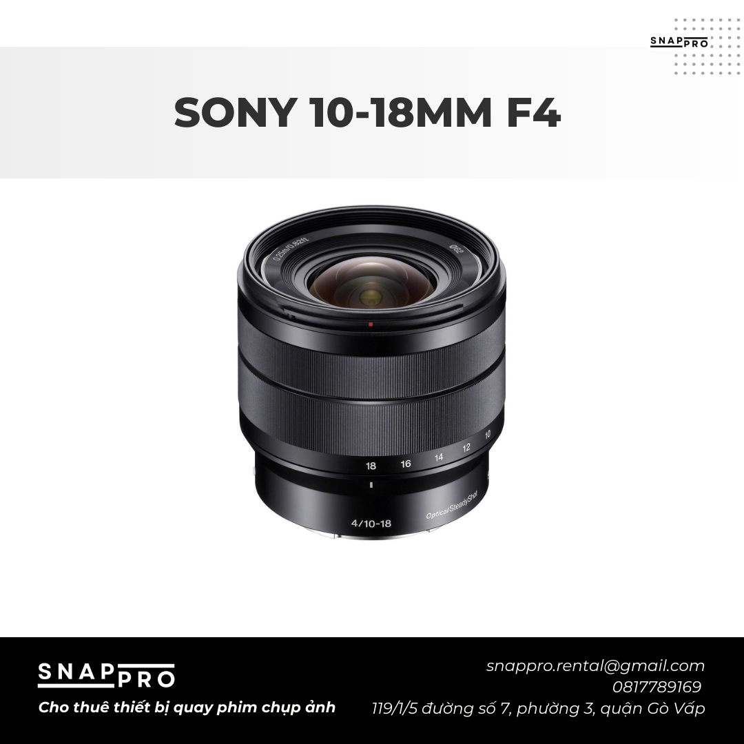 LENS SONY 10-18MM F4 OSS