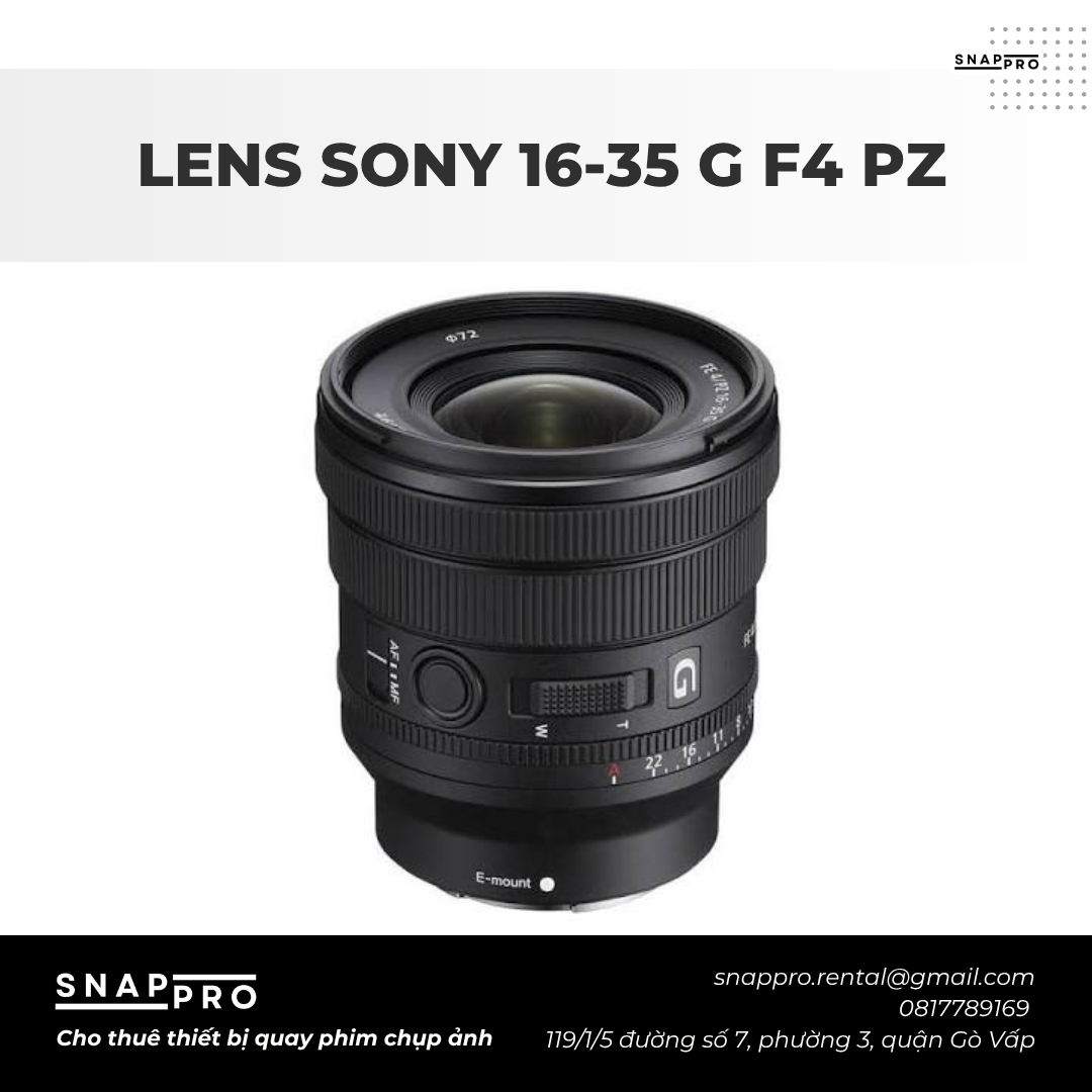 LENS SONY 16-35 G F4 PZ