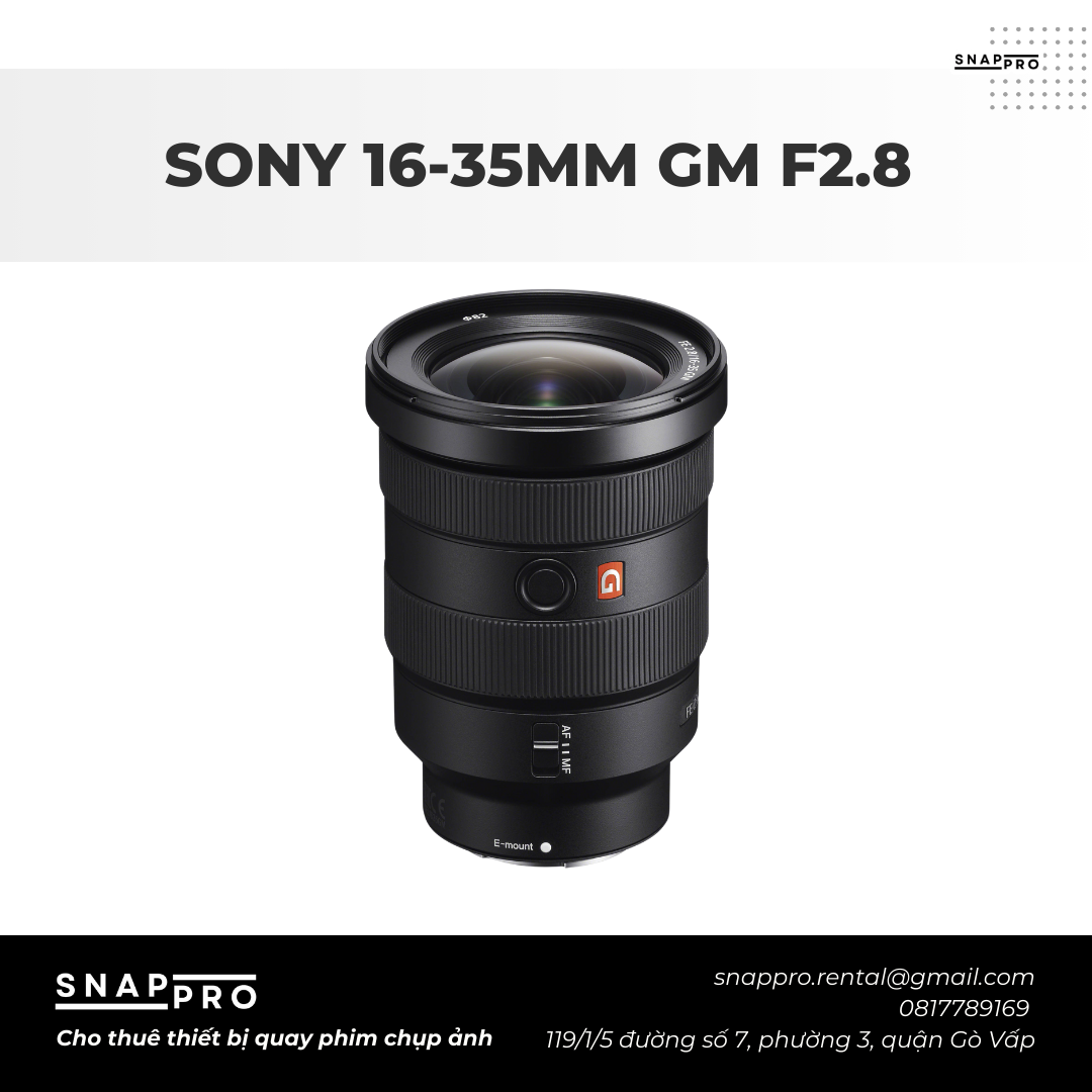 LENS SONY 16-35MM GM F2.8
