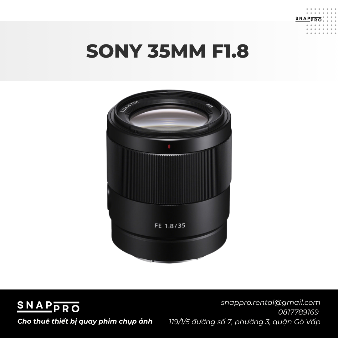 Lens Sony 35mm F1.8