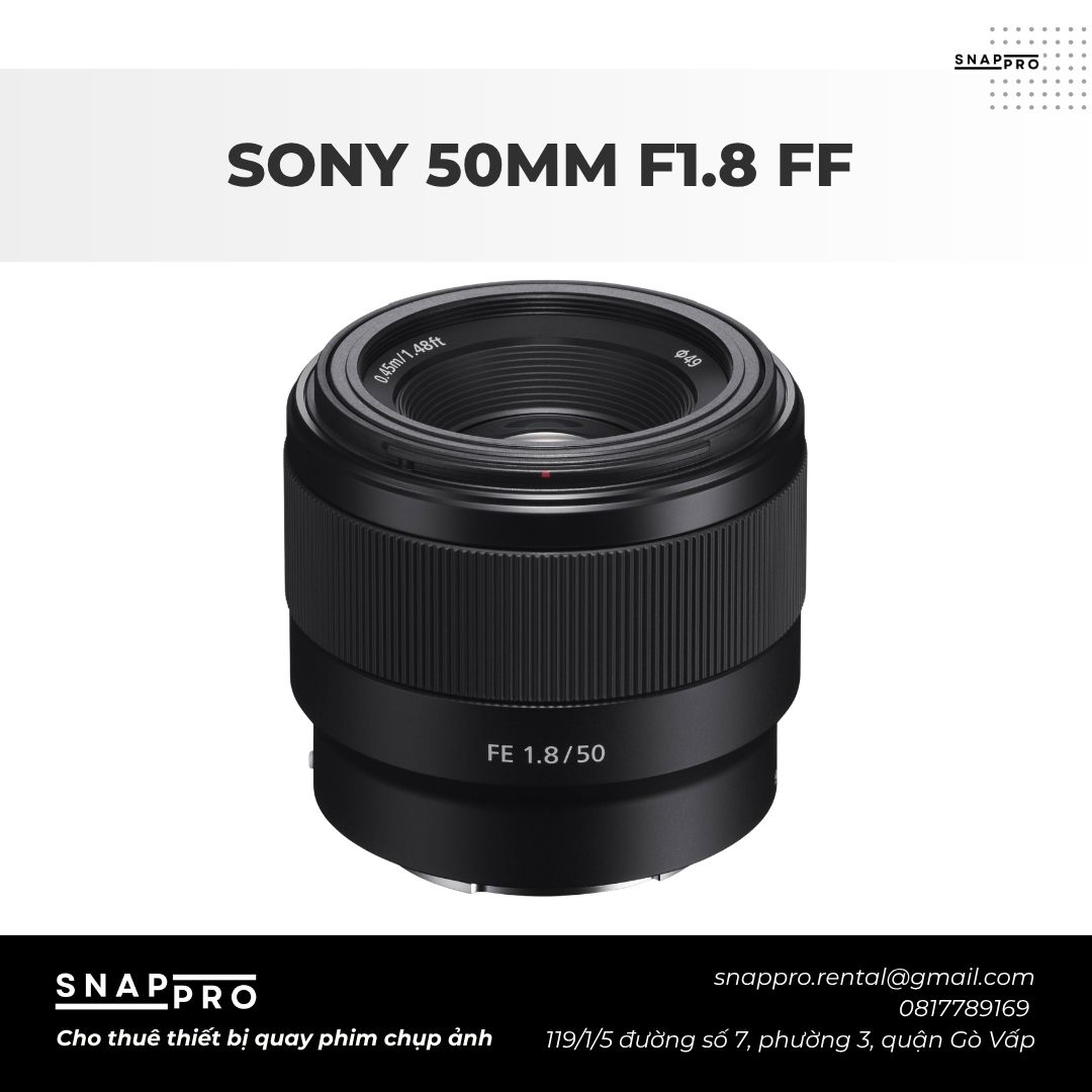 Lens Sony 50mm F1.8