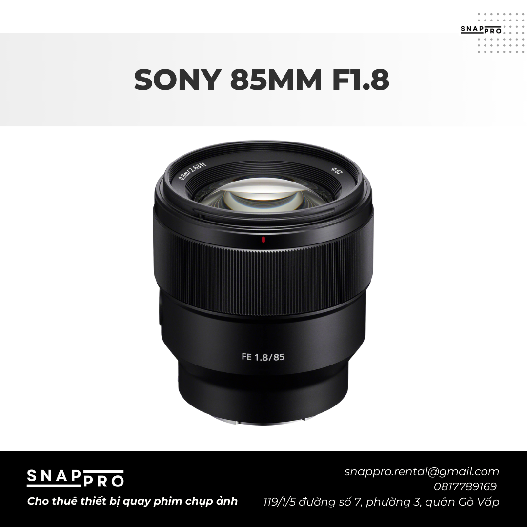 LENS SONY 85MM F1.8