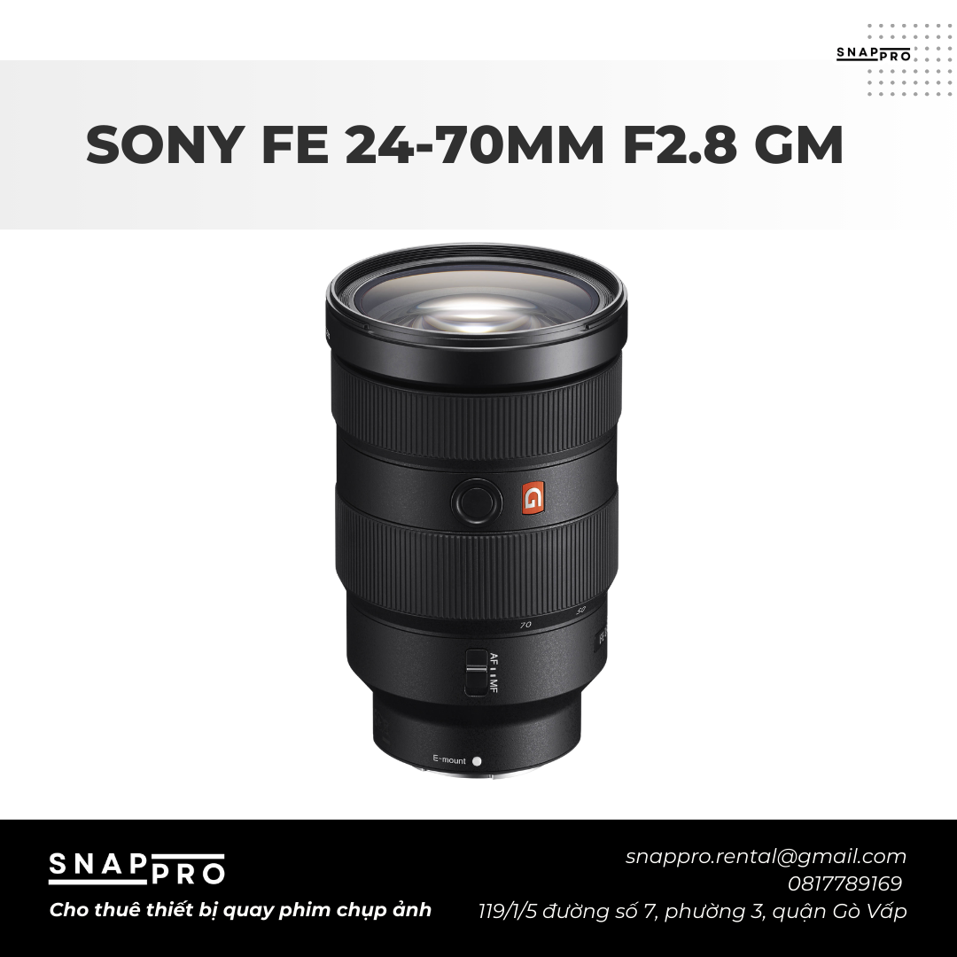 LENS SONY 24-70MM GM 2.8