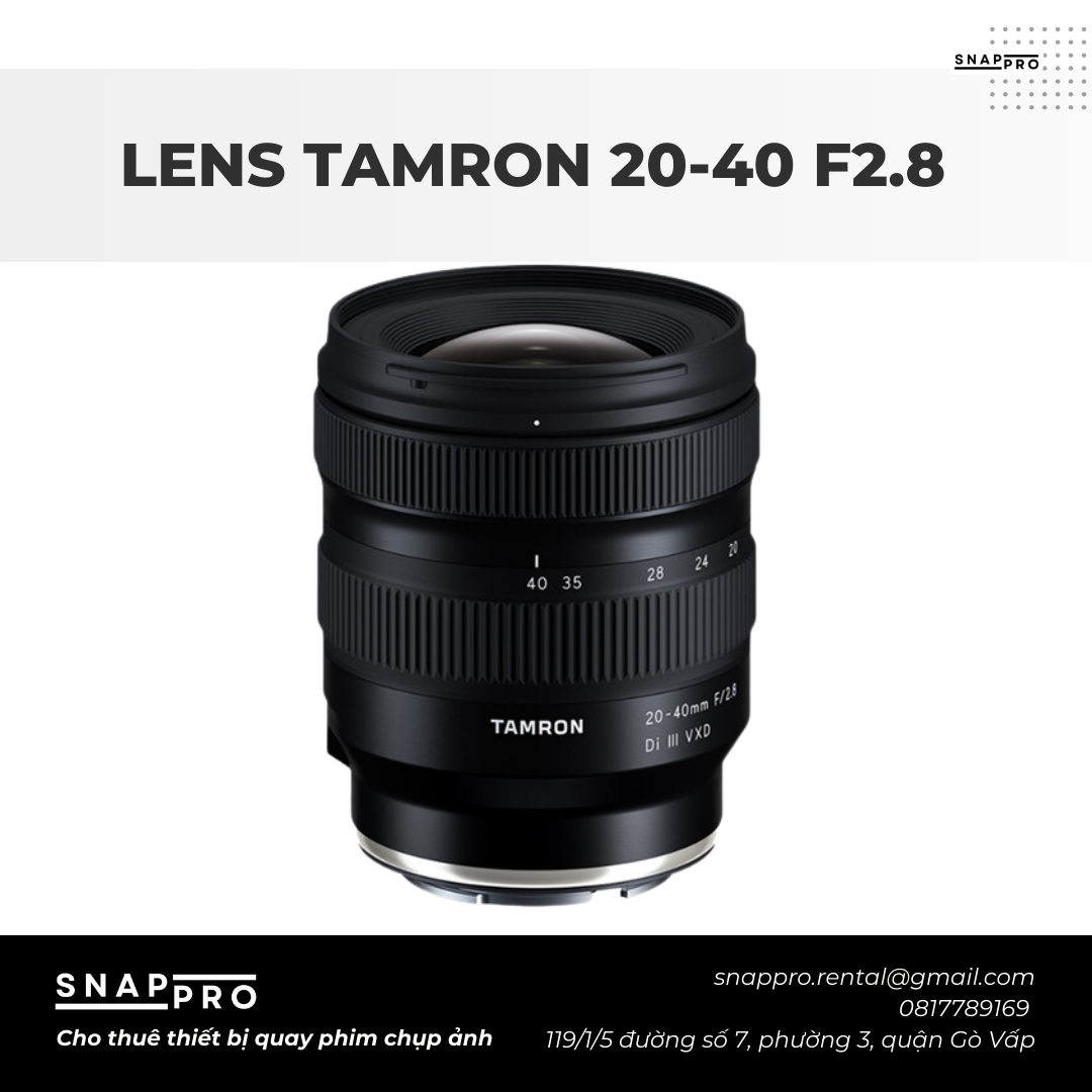 LENS TAMRON 20-40MM F2.8