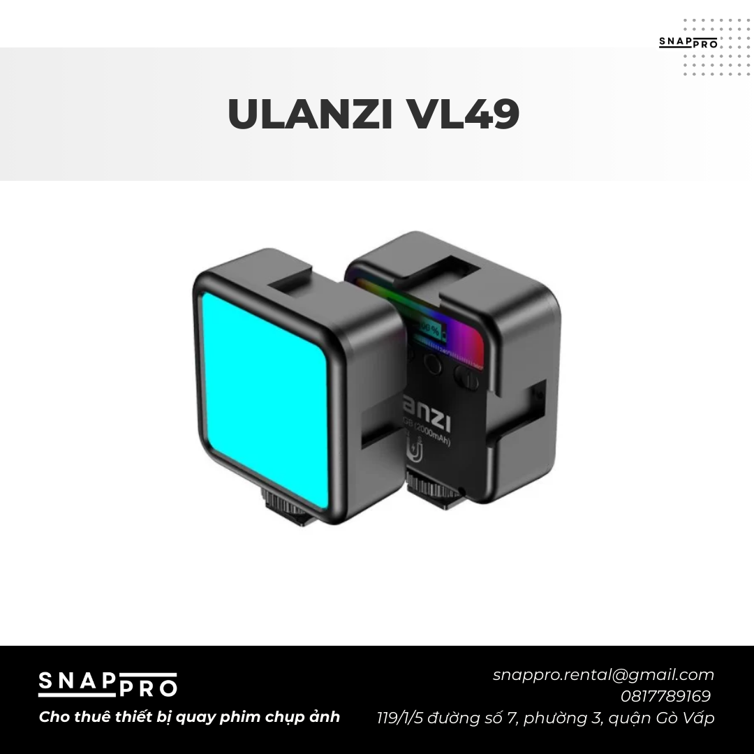 Đèn LED Ulanzi VL49 RGB