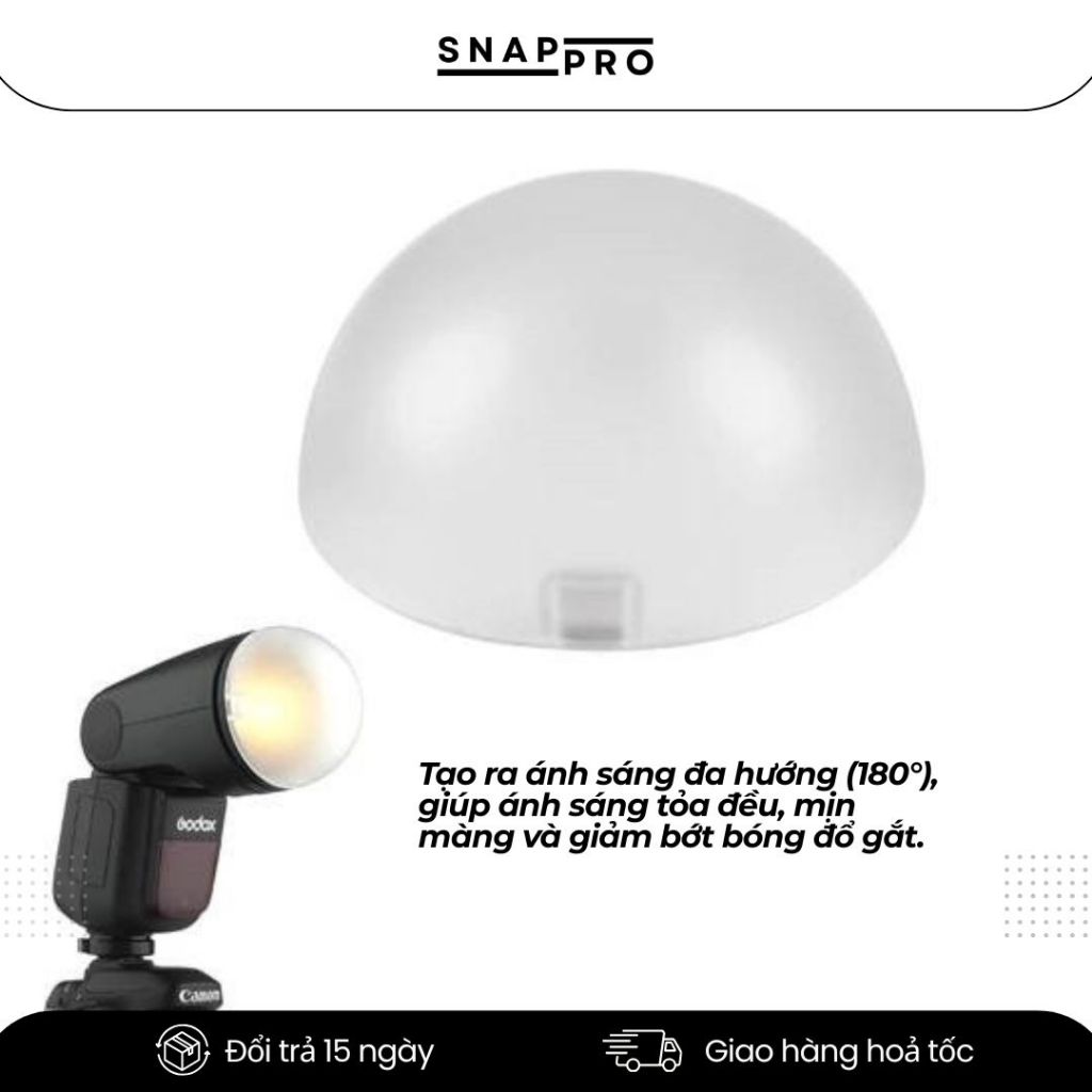 Combo Tản Sáng Flash Thao Tác Nhanh | Softbox Flash Speedlite | Làm Mềm Ánh Sáng Chụp Ảnh | SNAPRO