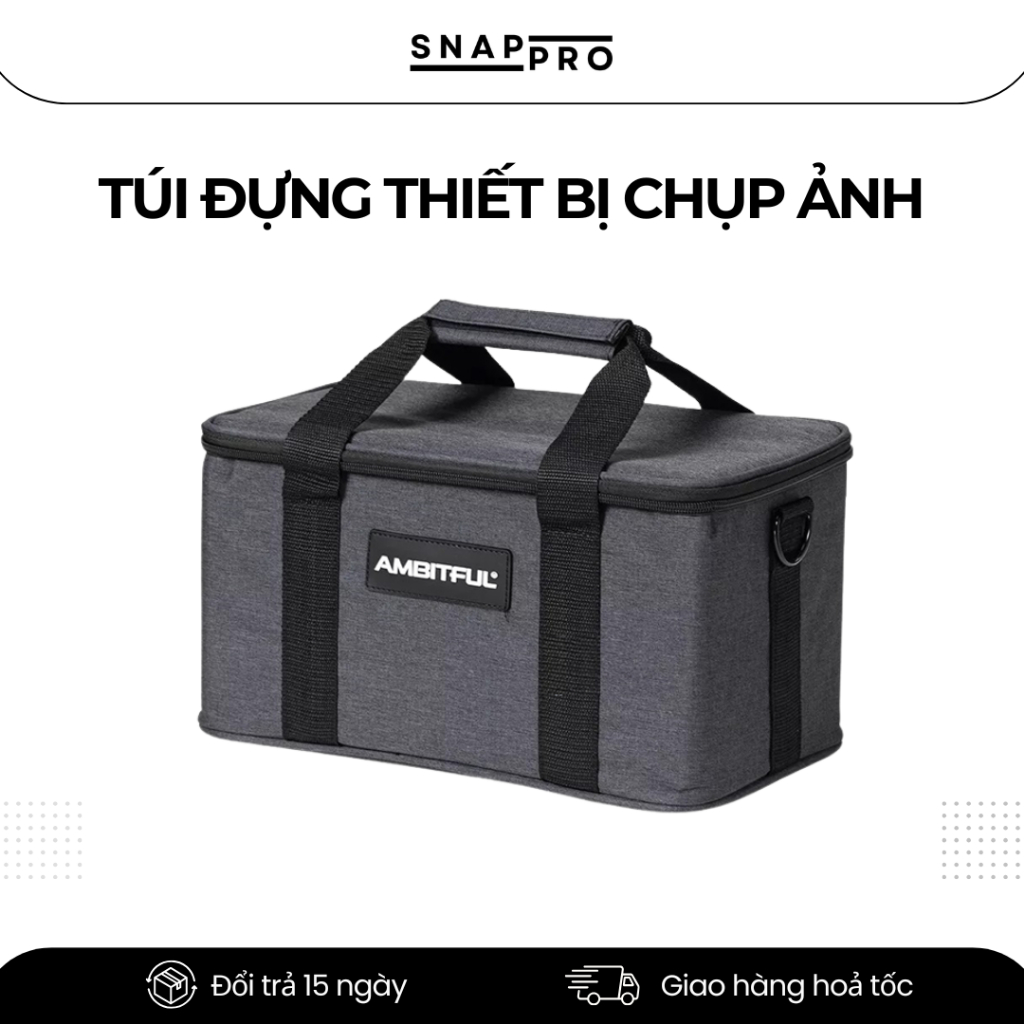 Túi Đựng Thiết Bị Chụp Ảnh – Túi Đựng Đèn Studio, Phụ Kiện Camera Chống Sốc, Chống Nước Nhẹ