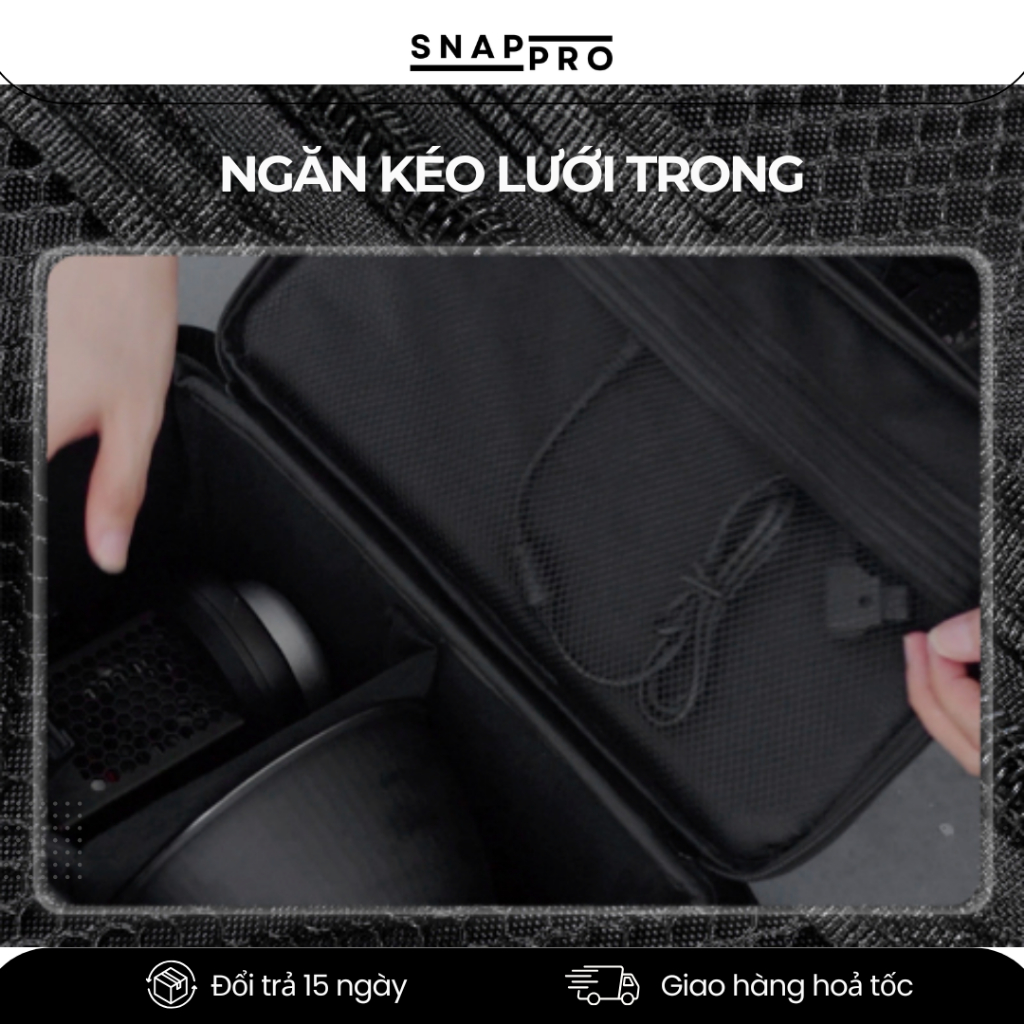 Túi Đựng Thiết Bị Chụp Ảnh – Túi Đựng Đèn Studio, Phụ Kiện Camera Chống Sốc, Chống Nước Nhẹ