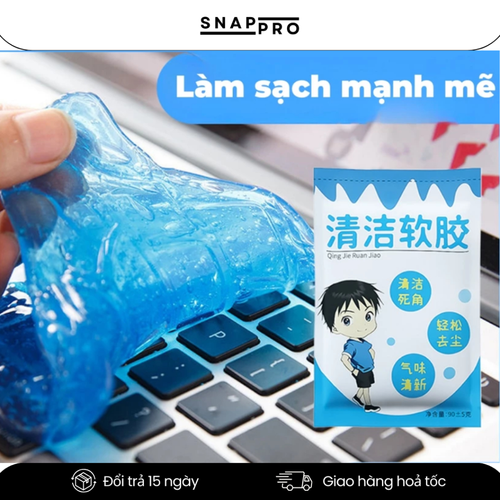 Gel Vệ Sinh Bàn Phím Laptop Đa Năng – Gel Làm Sạch Khe Bàn Phím, Điện Thoại, Máy Ảnh, Ô Tô