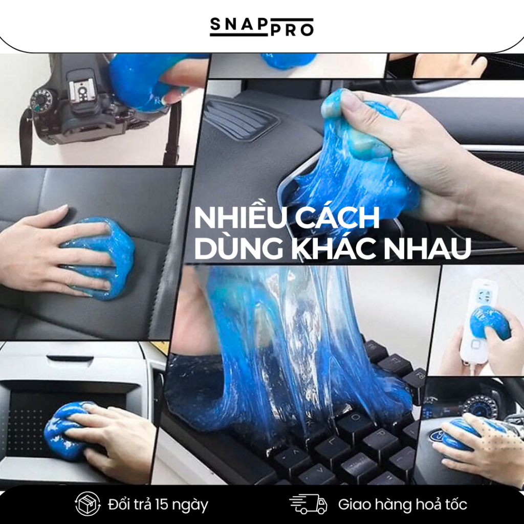 Gel Vệ Sinh Bàn Phím Laptop Đa Năng – Gel Làm Sạch Khe Bàn Phím, Điện Thoại, Máy Ảnh, Ô Tô