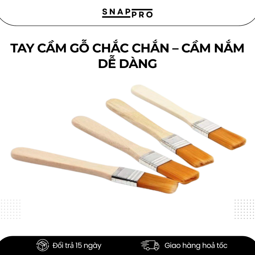 Chổi Cọ Vệ Sinh Máy Ảnh & Thiết Bị Điện Tử | Cọ Quét Bụi Lens, Camera, Bàn Phím [1CM] | SNAPRO