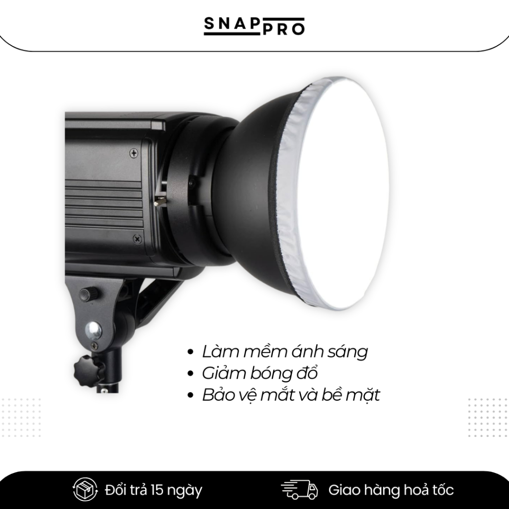 Vải Tản Sáng Chóa ĐèN | Softbox Khuếch Tán Ánh Sáng, Làm Mềm Ánh Sáng, Chụp Ảnh Quay Phim [MÀU]