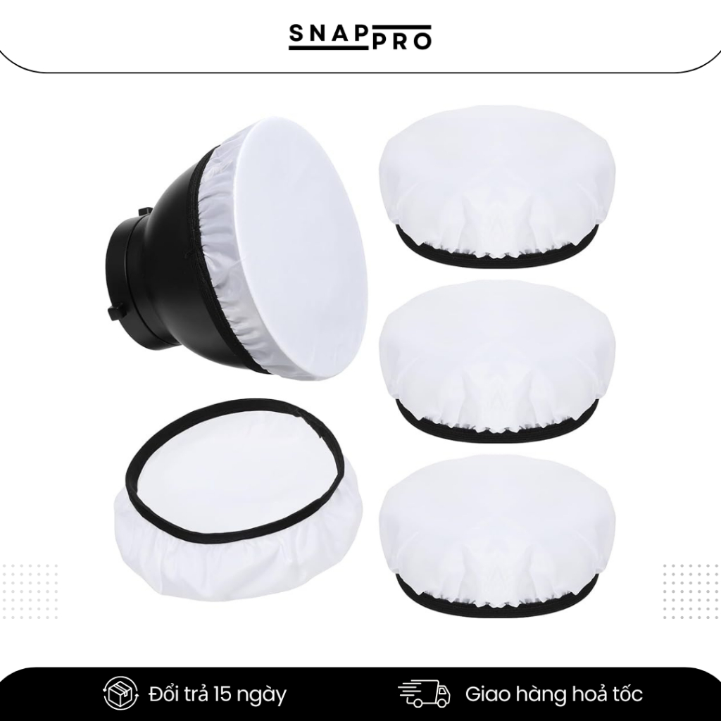 Vải Tản Sáng Chóa ĐèN | Softbox Khuếch Tán Ánh Sáng, Làm Mềm Ánh Sáng, Chụp Ảnh Quay Phim [MÀU]