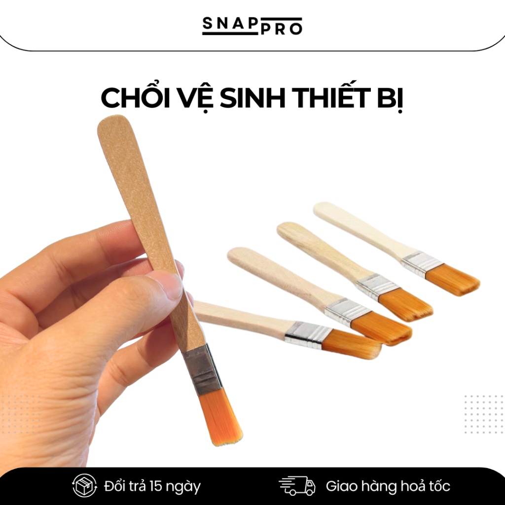 Chổi Cọ Vệ Sinh Máy Ảnh & Thiết Bị Điện Tử | Cọ Quét Bụi Lens, Camera, Bàn Phím [1CM] | SNAPRO