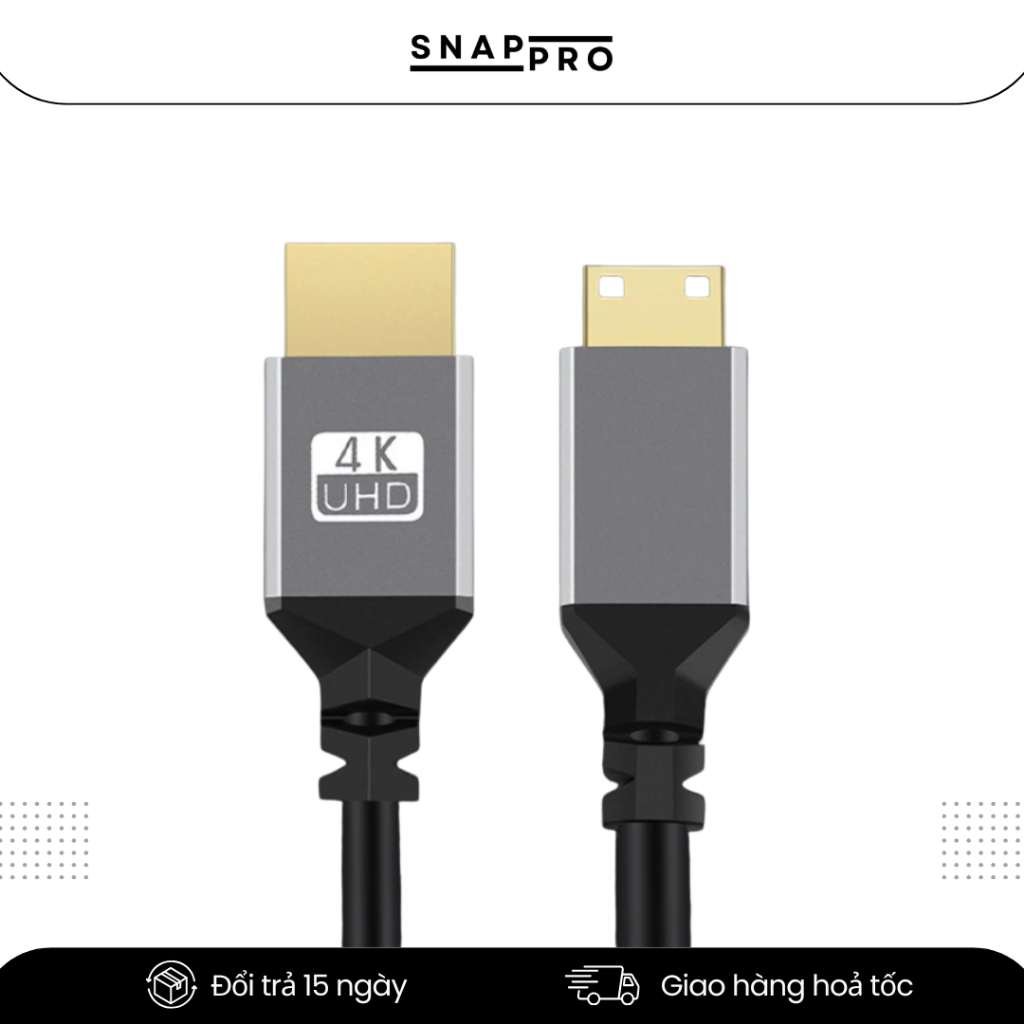 Dây HDMI Lò Xo Ngắn Cho Máy Ảnh SONY - CANON – Truyền Hình Ảnh Monitor HDMI / MINI HDMI / MICRO HDMI