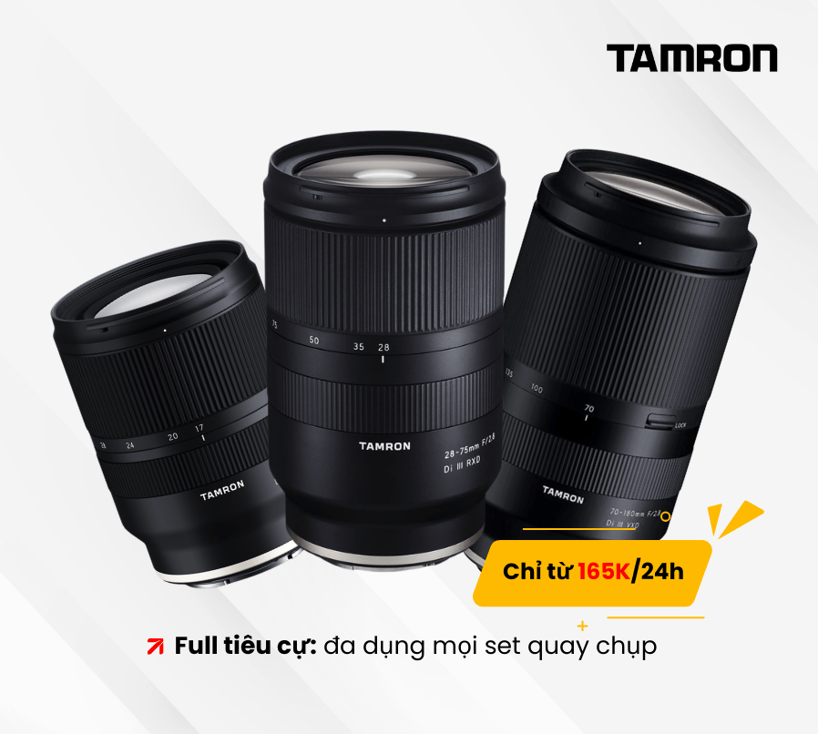 Cho thuê lens máy ảnh giá rẻ, cho thuê lens Tamron Hồ Chí Minhrẻ 