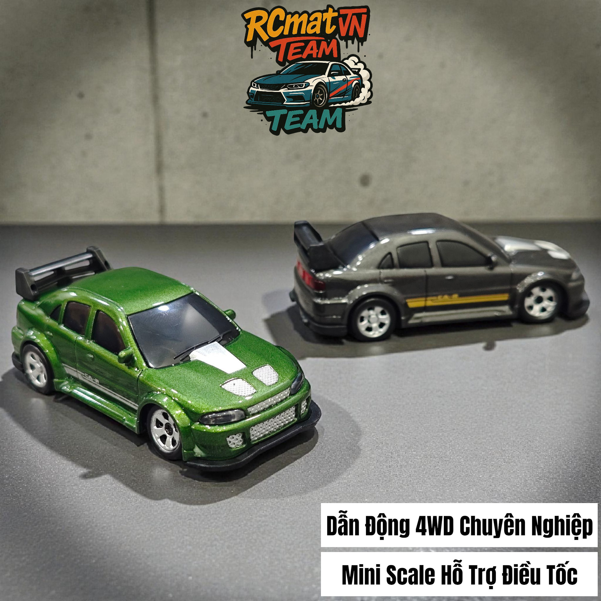 FAYEE FQD53 / FQD55 – Xe Drift RC Mini 1:64 4WD, Đèn LED, Siêu Tốc, RTR Full Set