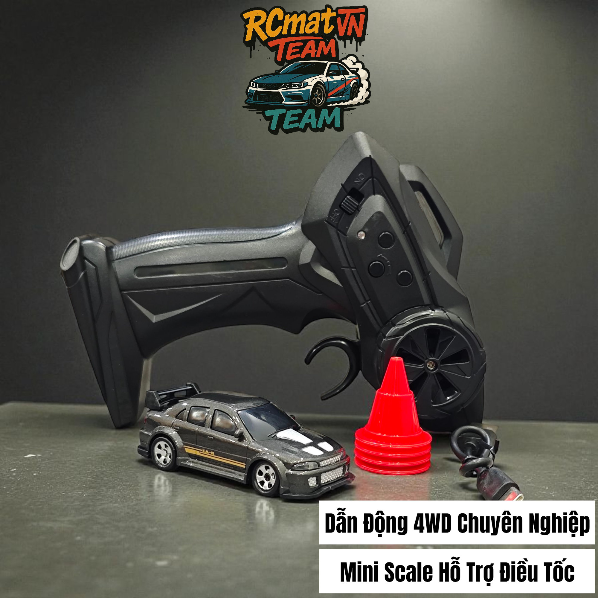 FAYEE FQD53 / FQD55 – Xe Drift RC Mini 1:64 4WD, Đèn LED, Siêu Tốc, RTR Full Set