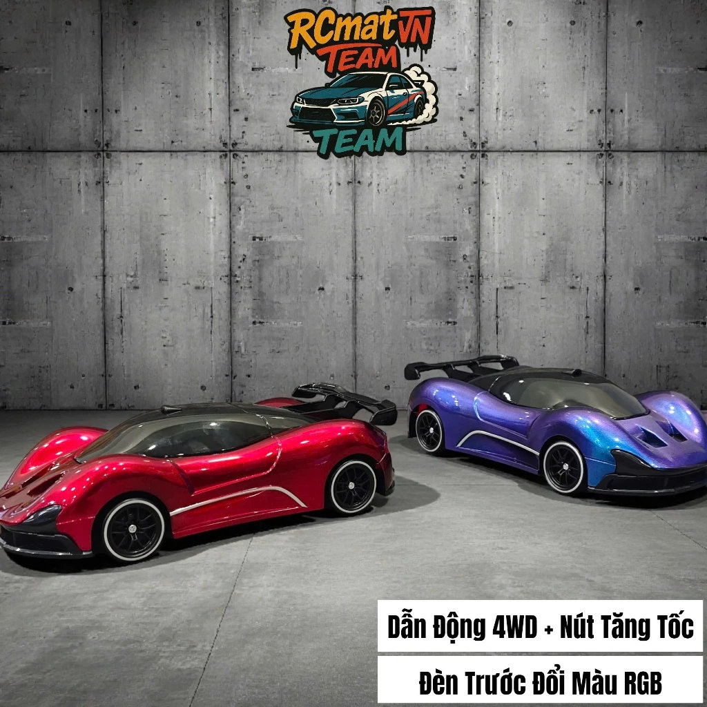 Xe Điều Khiển Từ Xa Drift Car Tỷ Lệ , 1:20 , Đồ Chơi RC Tốc Độ Cao , Đèn Led Cực Đẹp , Sóng 2.4GH