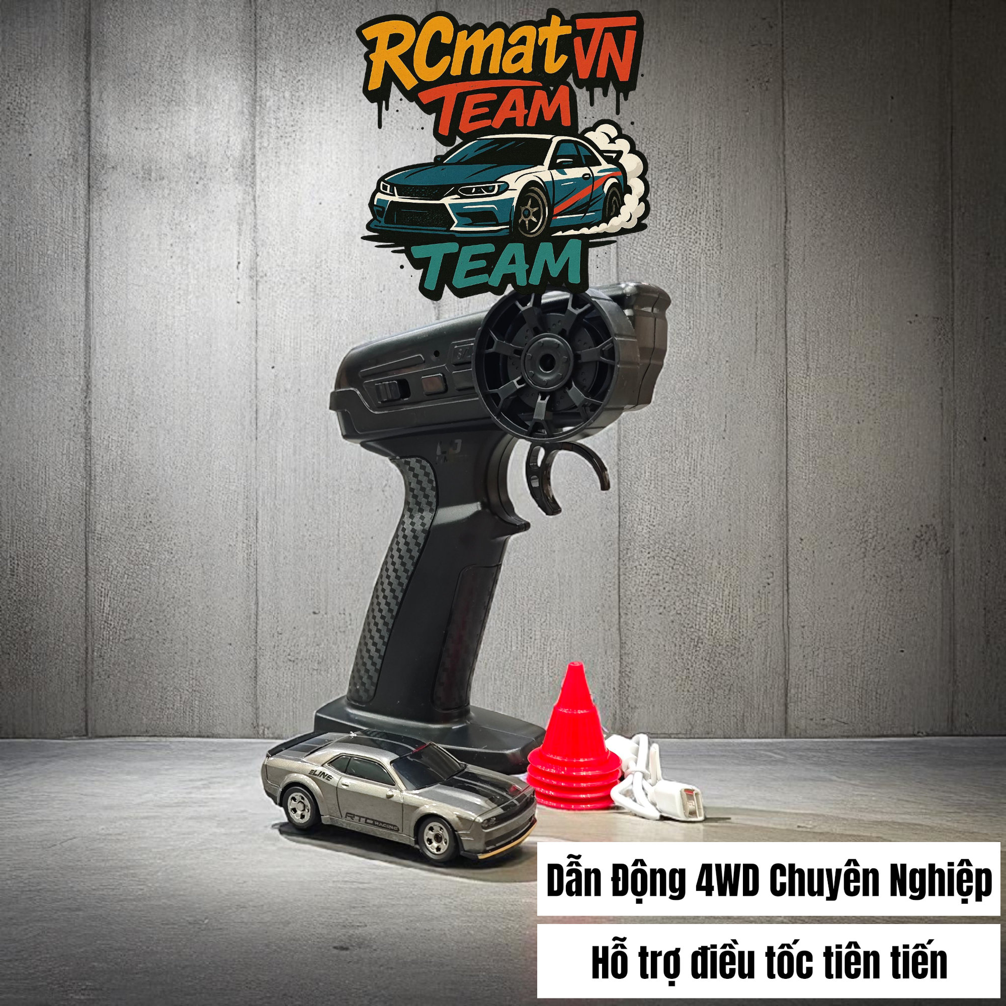 Xe Mini RC Tỷ Lệ 1/64 – Điều Khiển Từ Xa 2.4GHz, 4WD, Tốc Độ 15 km/h, Đèn LED – Xe Đua Bàn Làm Việc Cho Người Lớn & Trẻ Em - 3601/3602