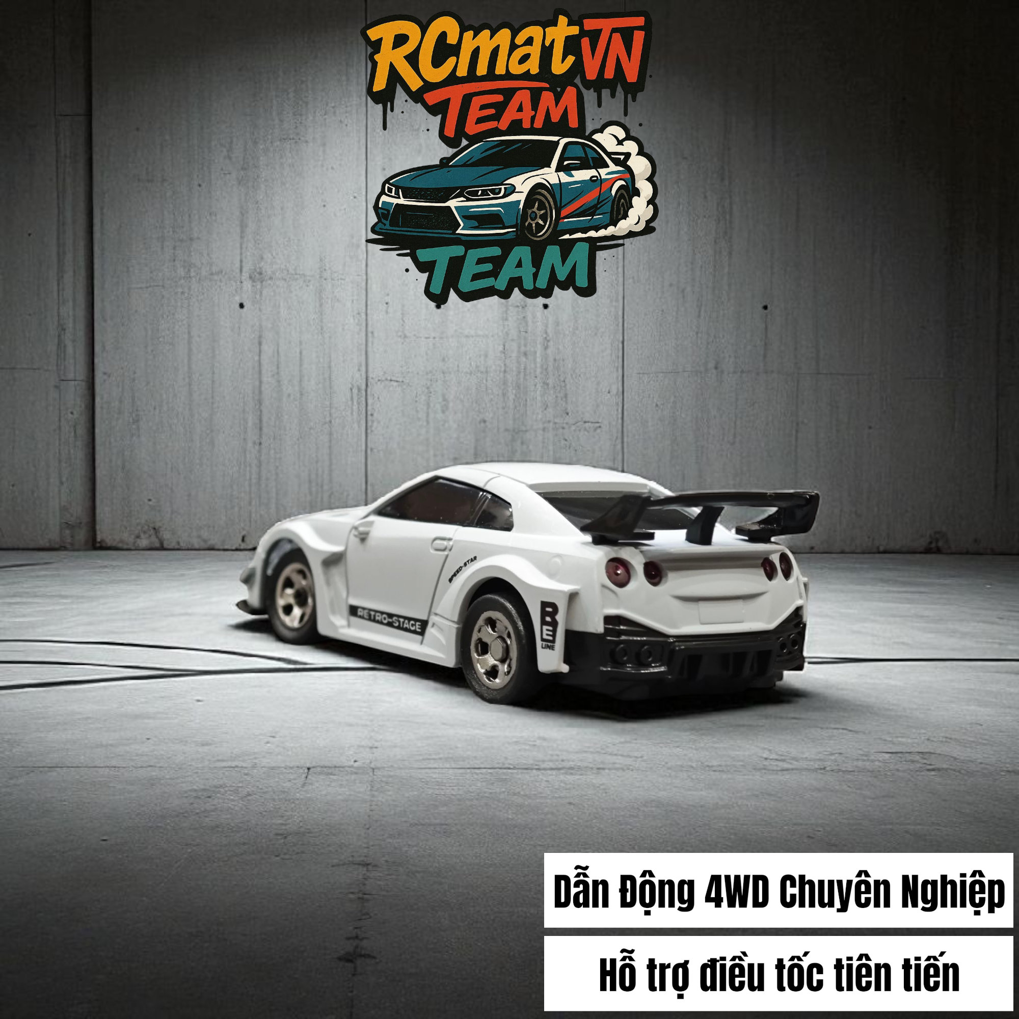Xe Mini RC Tỷ Lệ 1/64 – Điều Khiển Từ Xa 2.4GHz, 4WD, Tốc Độ 15 km/h, Đèn LED – Xe Đua Bàn Làm Việc Cho Người Lớn & Trẻ Em - 3601/3602