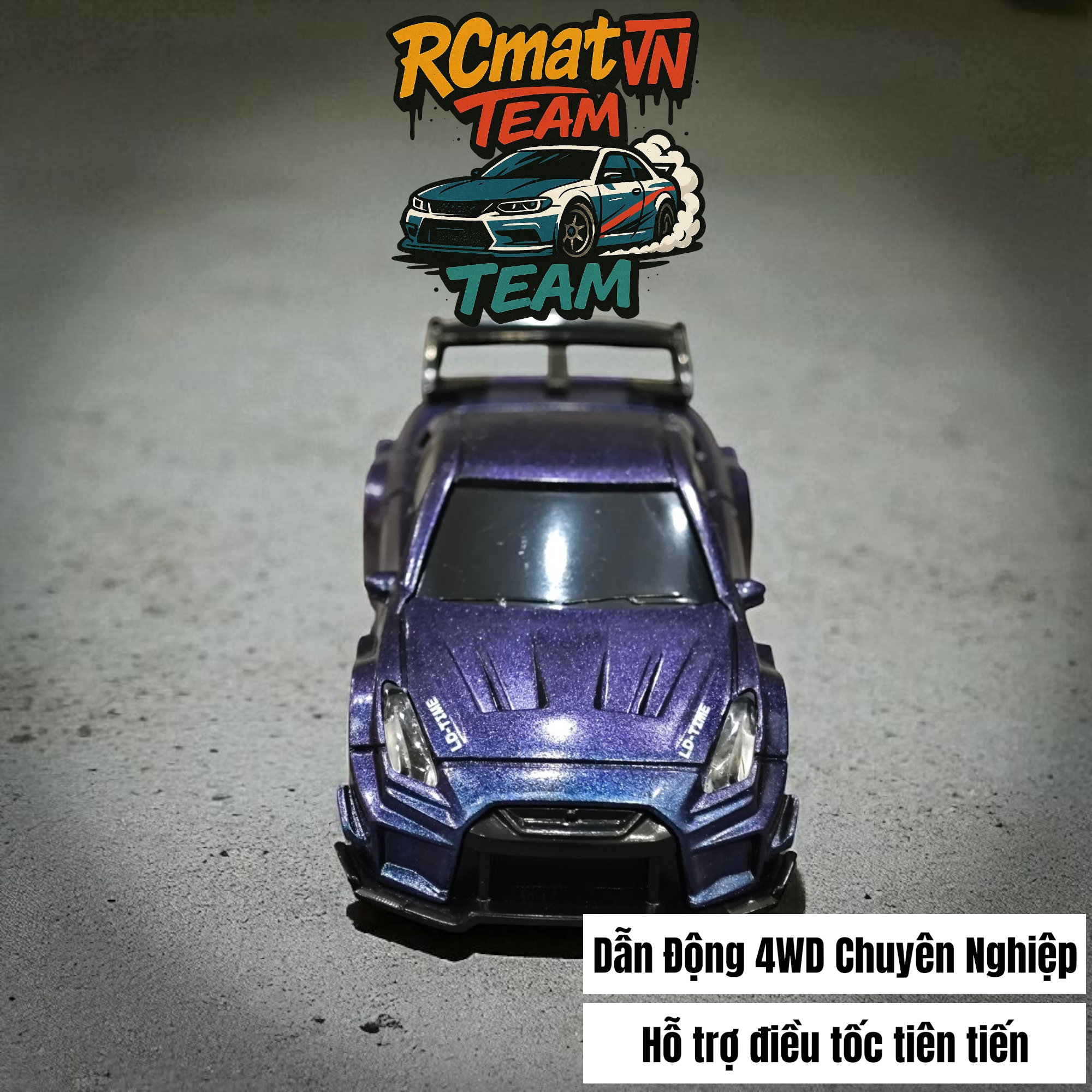Xe Mini RC Tỷ Lệ 1/64 – Điều Khiển Từ Xa 2.4GHz, 4WD, Tốc Độ 15 km/h, Đèn LED – Xe Đua Bàn Làm Việc Cho Người Lớn & Trẻ Em - 3601/3602