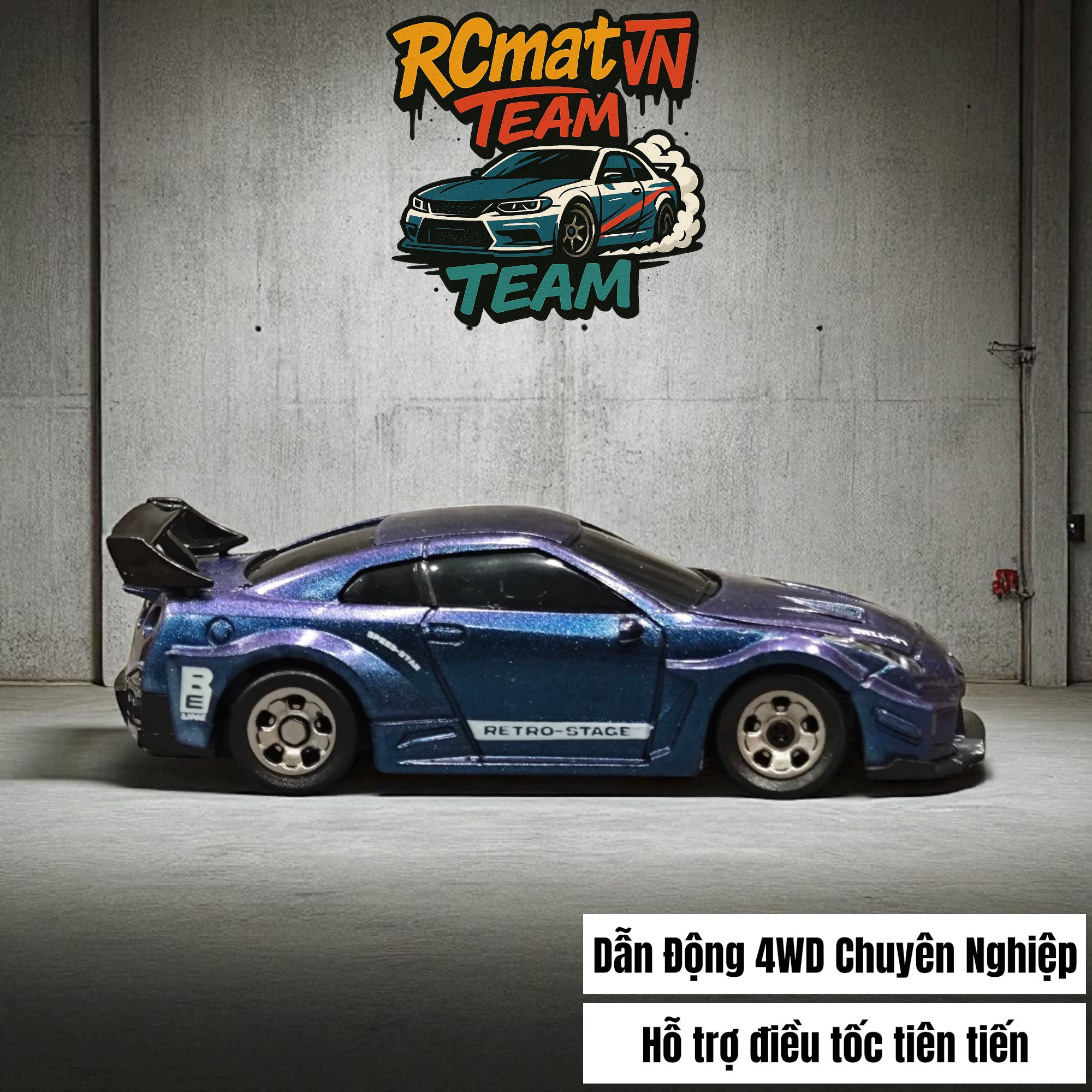 Xe Mini RC Tỷ Lệ 1/64 – Điều Khiển Từ Xa 2.4GHz, 4WD, Tốc Độ 15 km/h, Đèn LED – Xe Đua Bàn Làm Việc Cho Người Lớn & Trẻ Em - 3601/3602
