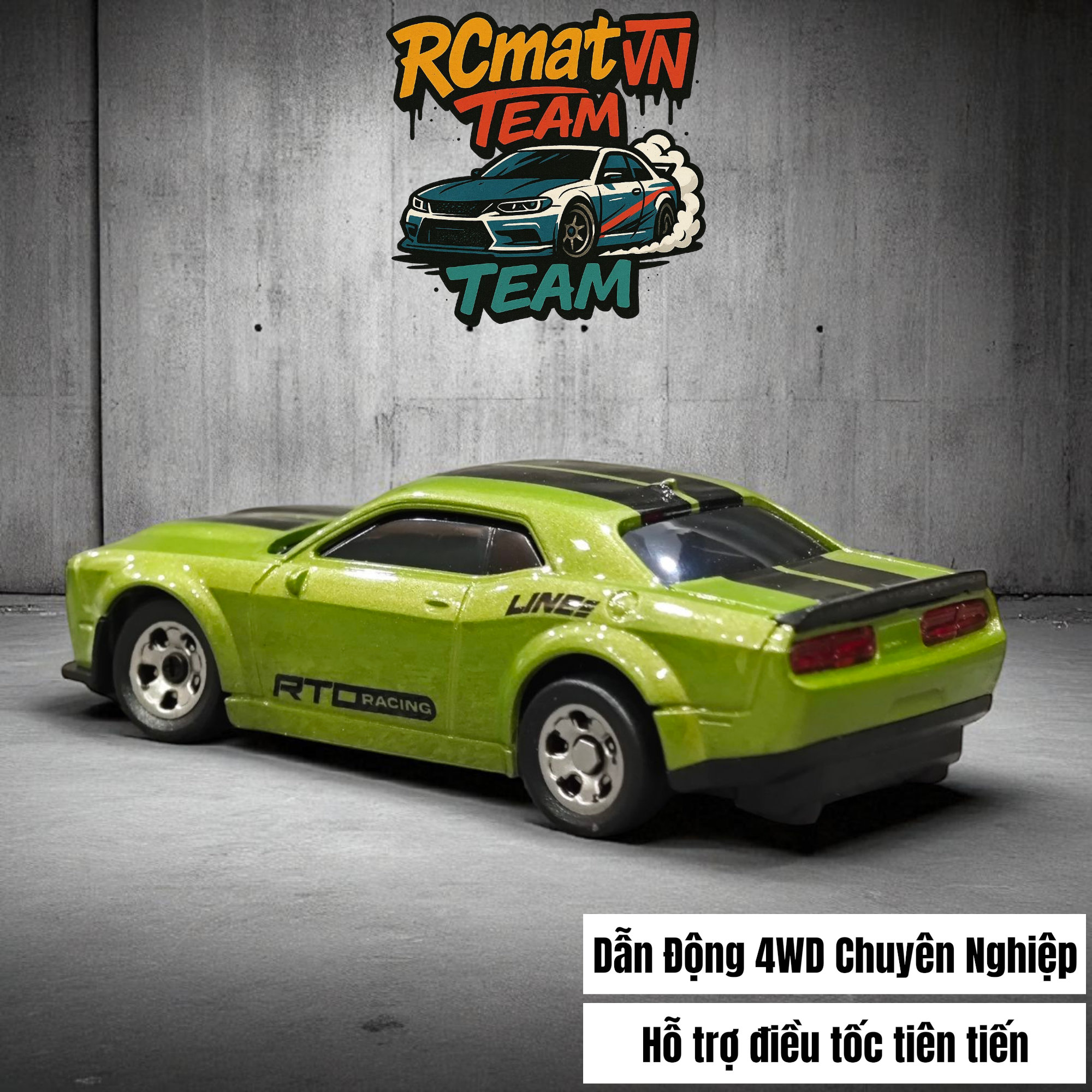 Xe Mini RC Tỷ Lệ 1/64 – Điều Khiển Từ Xa 2.4GHz, 4WD, Tốc Độ 15 km/h, Đèn LED – Xe Đua Bàn Làm Việc Cho Người Lớn & Trẻ Em - 3601/3602