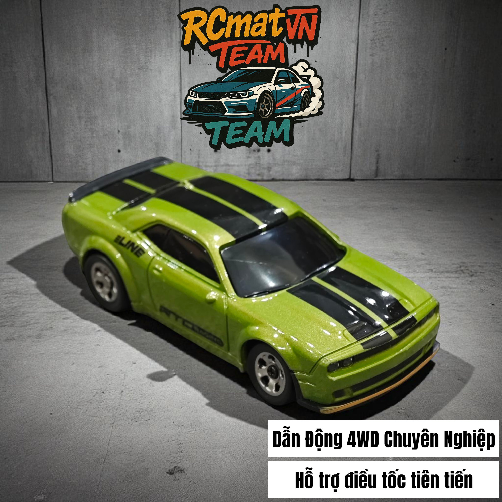 Xe Mini RC Tỷ Lệ 1/64 – Điều Khiển Từ Xa 2.4GHz, 4WD, Tốc Độ 15 km/h, Đèn LED – Xe Đua Bàn Làm Việc Cho Người Lớn & Trẻ Em - 3601/3602