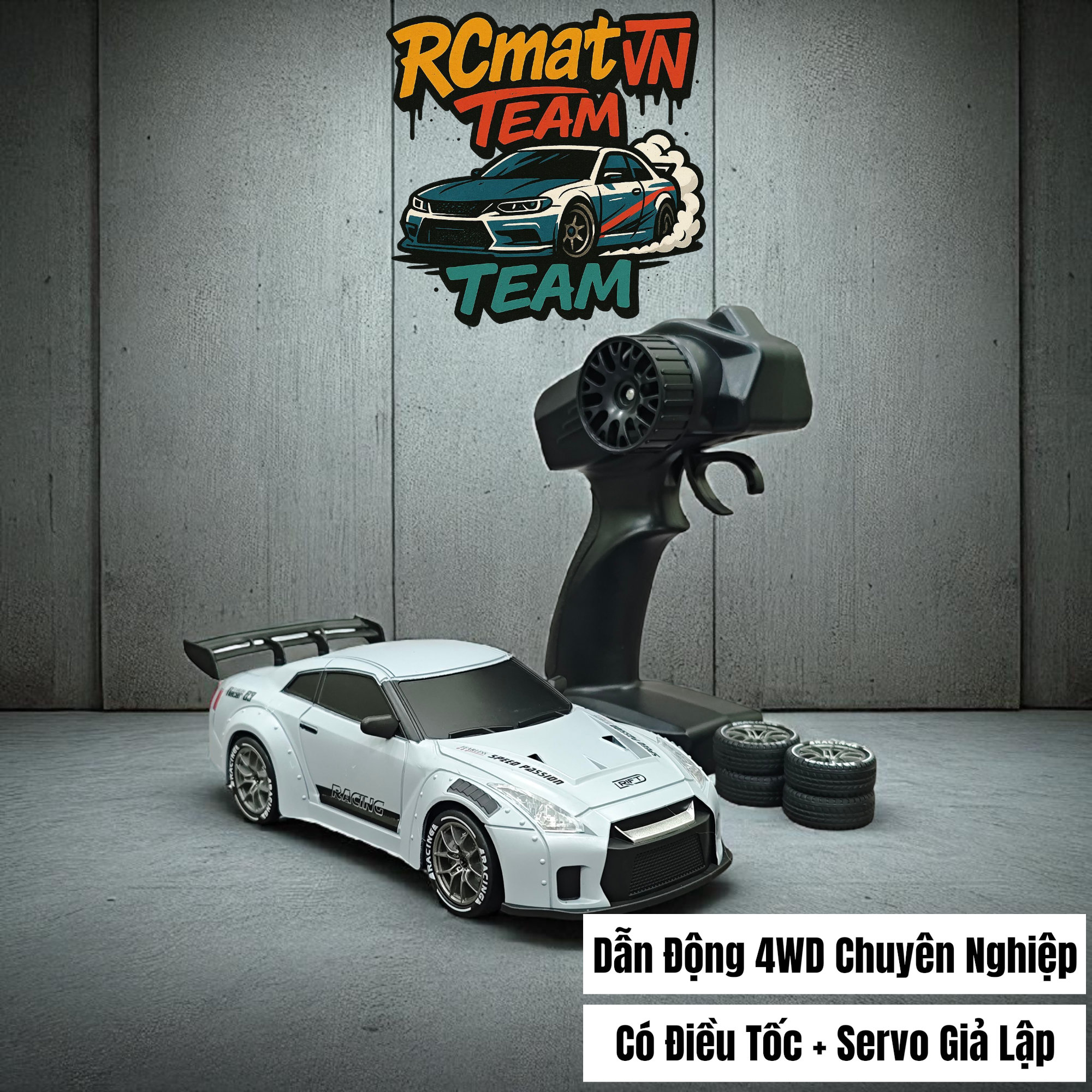 Xe Drift RC 1/24 S814/S815 4WD Tốc Độ Cao 2.4G – Xe Đua Điều Khiển Từ Xa Mini Có Đèn LED, Drift Mượt Ngoài Trời Trong Nhà