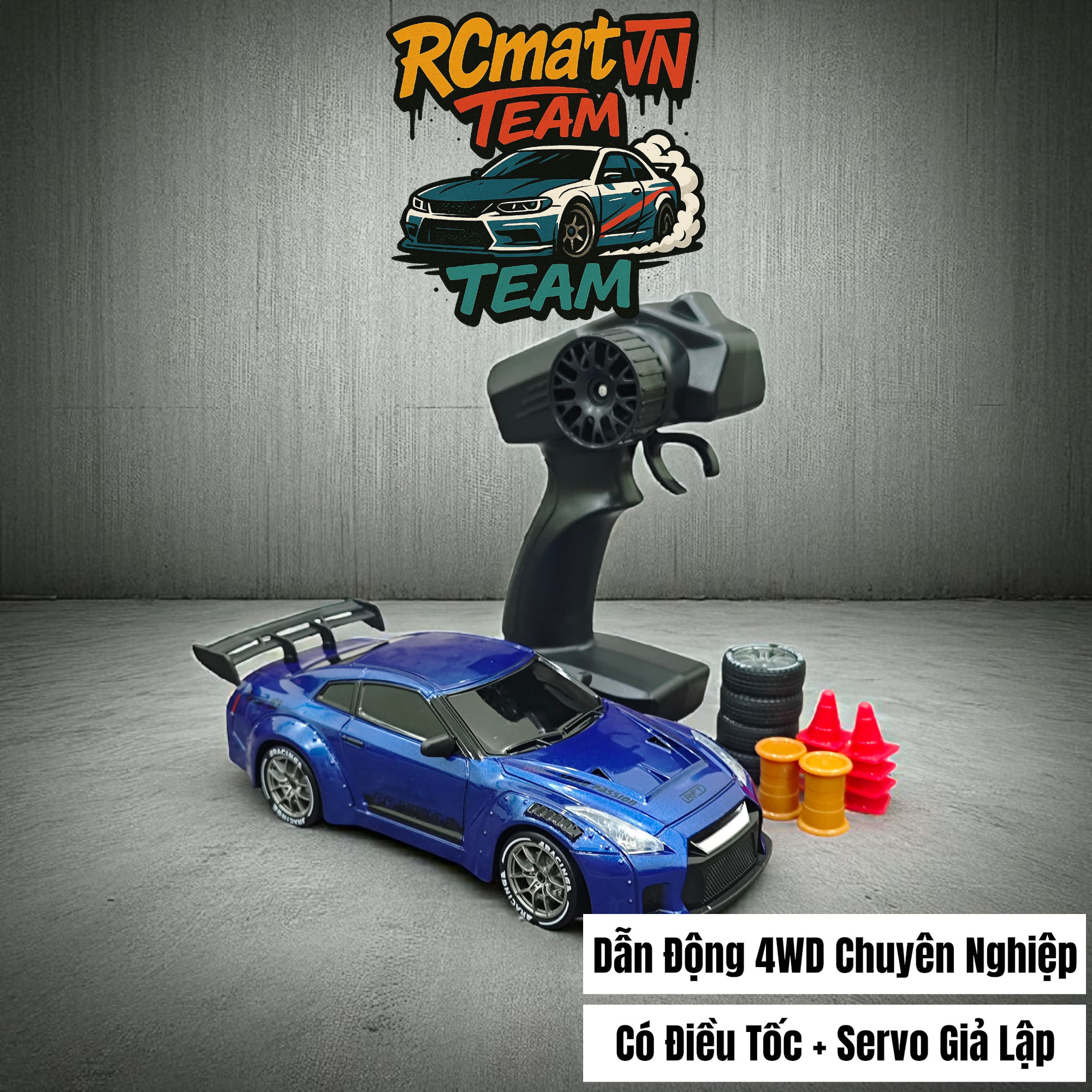 Xe Drift RC 1/24 S814/S815 4WD Tốc Độ Cao 2.4G – Xe Đua Điều Khiển Từ Xa Mini Có Đèn LED, Drift Mượt Ngoài Trời Trong Nhà