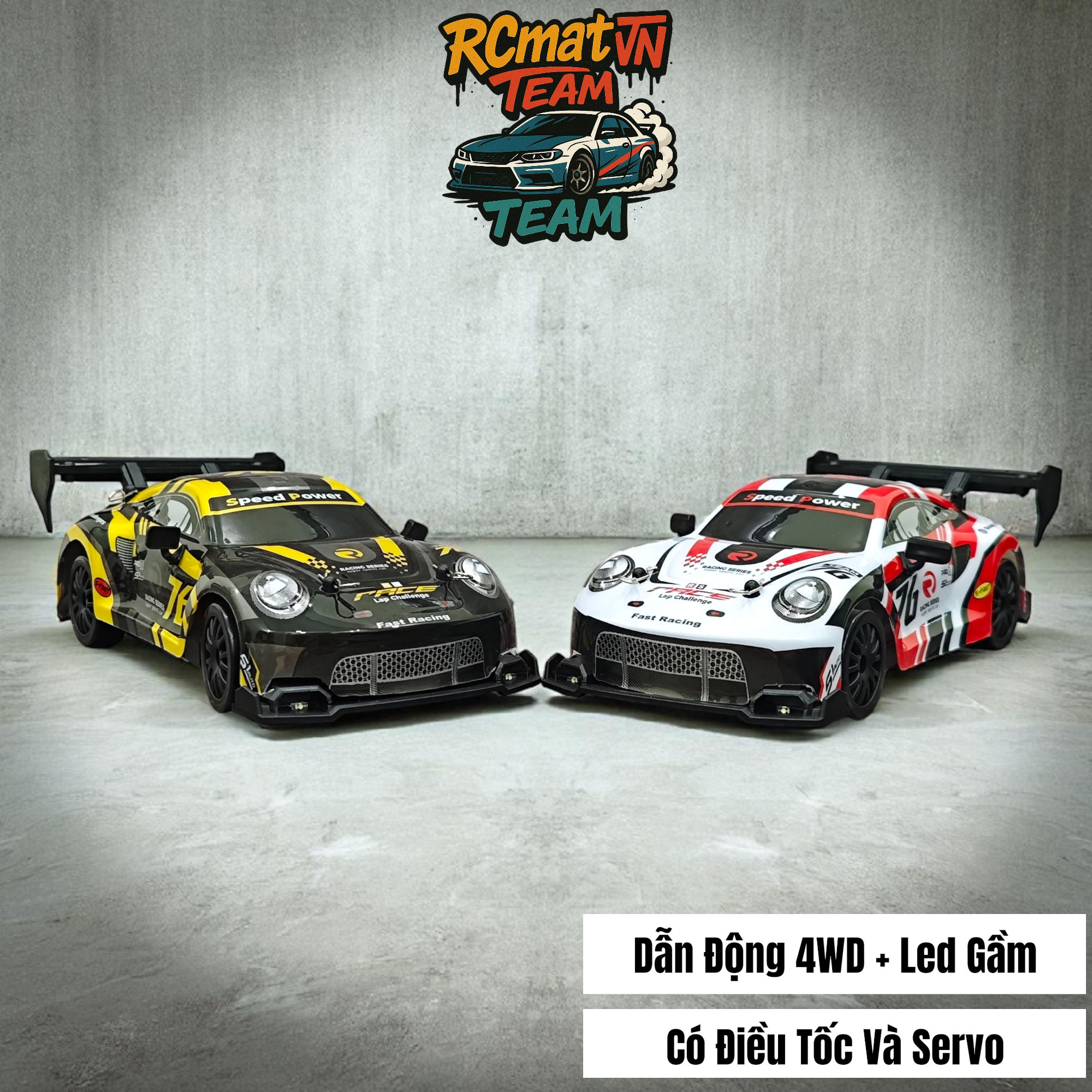 Xe RC ENOZE 8803/8804/8805 RTR – Tỉ lệ 1:24, 4WD, tốc độ 30 km/h, điều khiển 2.4GHz & điều khiển qua APP + đèn LED + Servo 9g