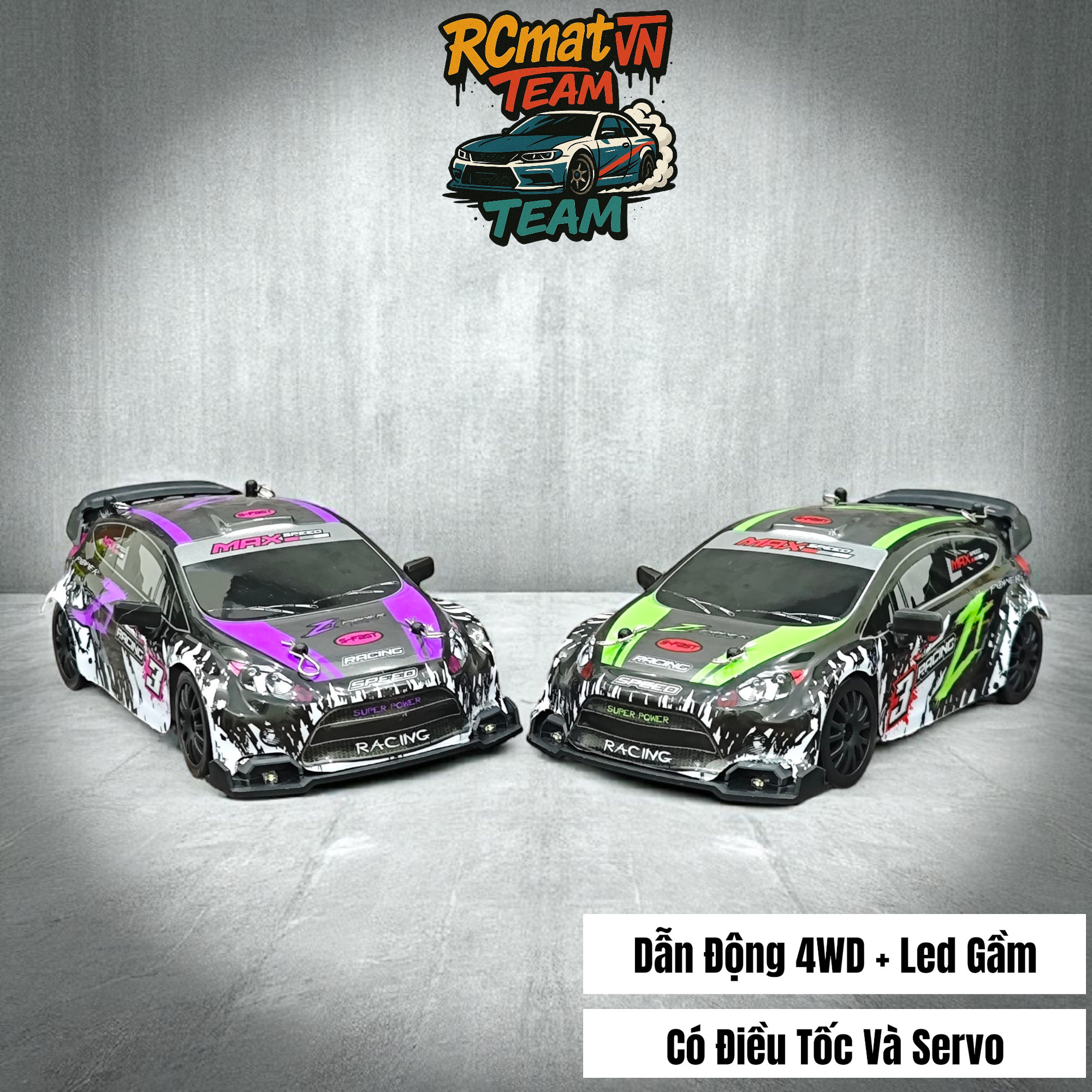 Xe RC ENOZE 8803/8804/8805 RTR – Tỉ lệ 1:24, 4WD, tốc độ 30 km/h, điều khiển 2.4GHz & điều khiển qua APP + đèn LED + Servo 9g