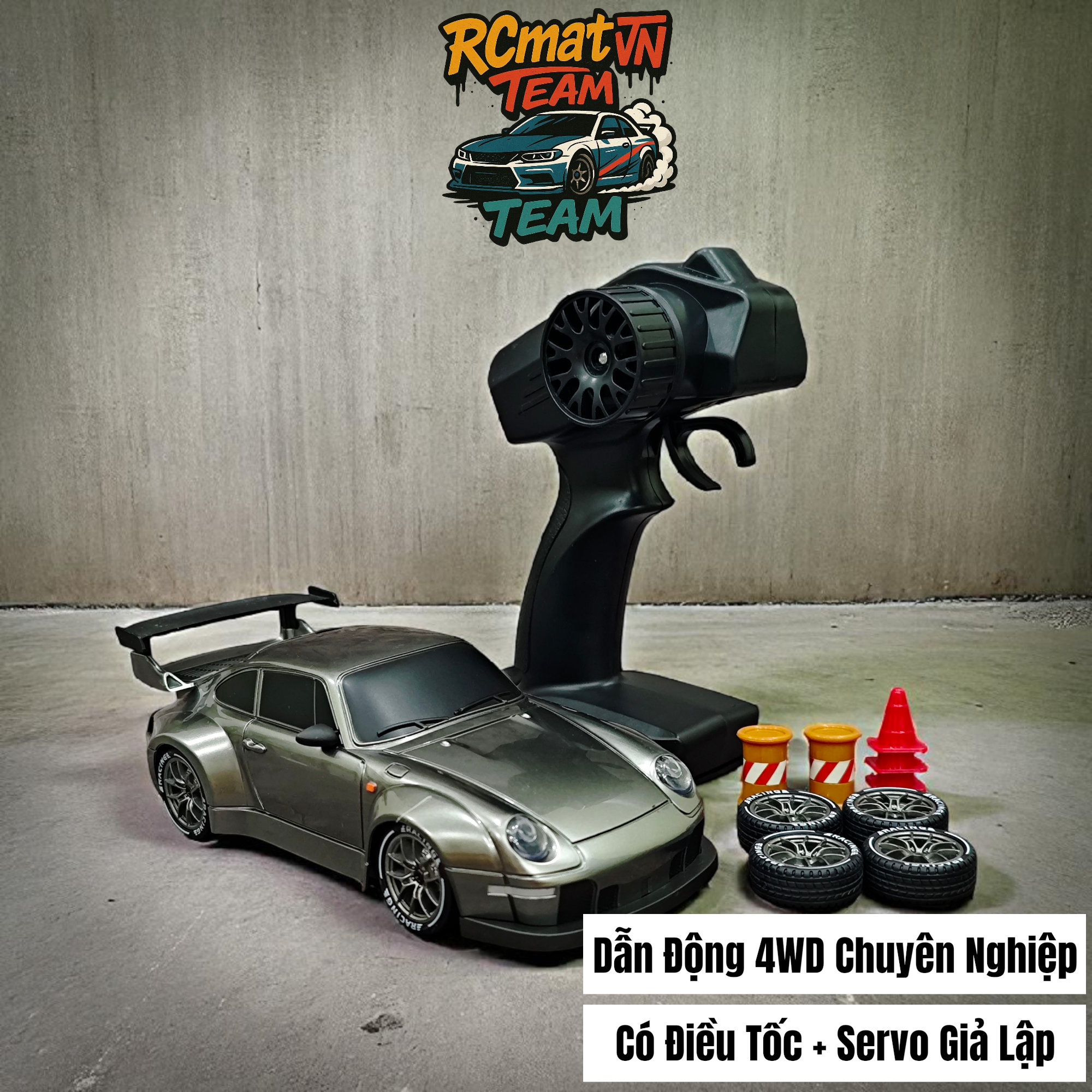 Xe Drift RC 1/24 S814/S815 4WD Tốc Độ Cao 2.4G – Xe Đua Điều Khiển Từ Xa Mini Có Đèn LED, Drift Mượt Ngoài Trời Trong Nhà