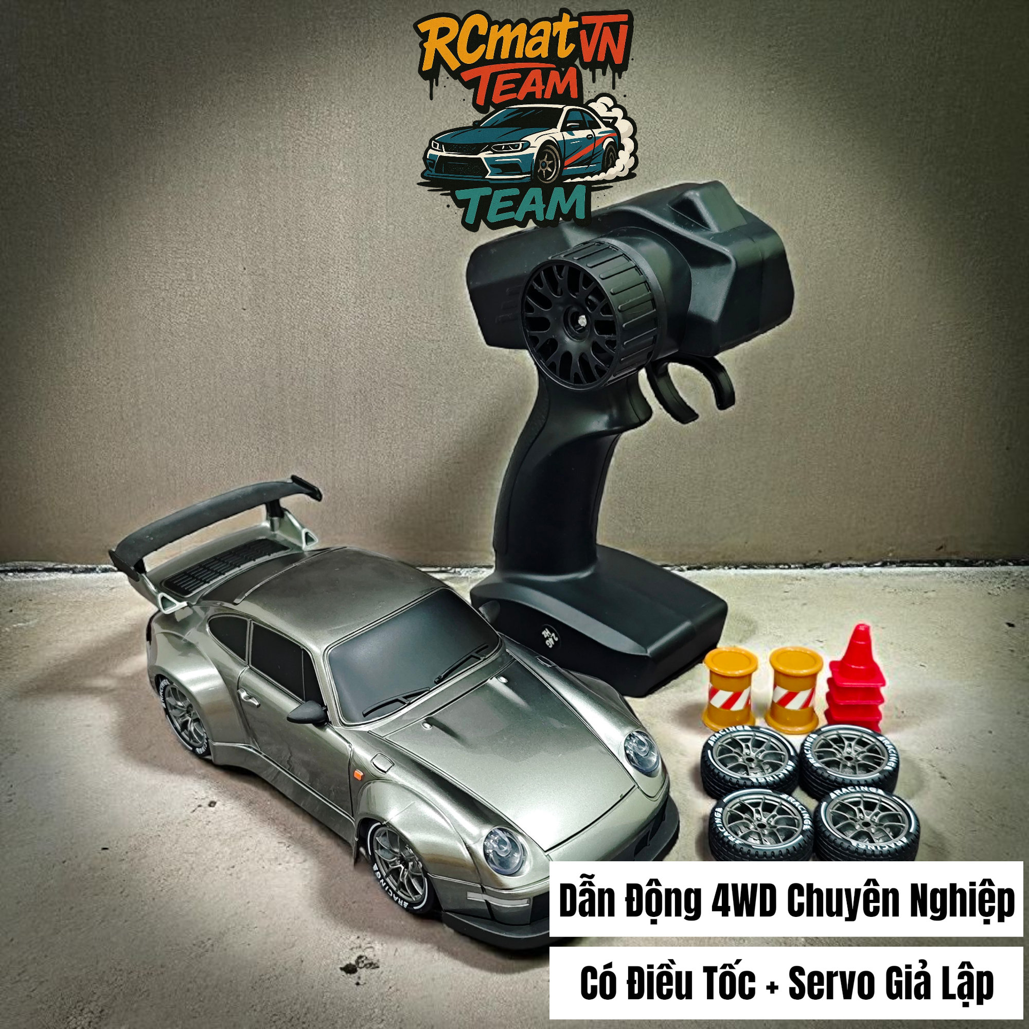 Xe Drift RC 1/24 S814/S815 4WD Tốc Độ Cao 2.4G – Xe Đua Điều Khiển Từ Xa Mini Có Đèn LED, Drift Mượt Ngoài Trời Trong Nhà