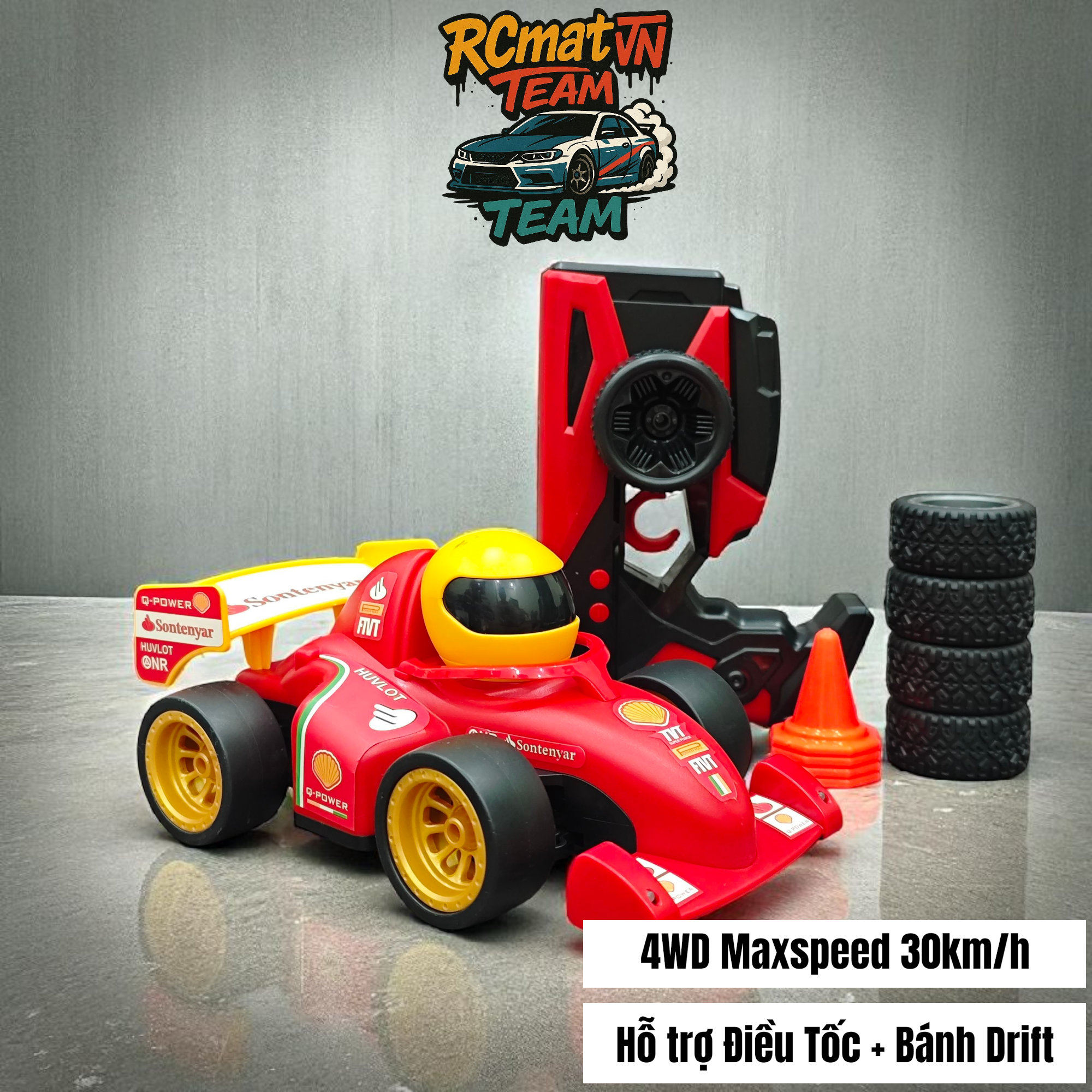 XE RC DRIFT F1 ĐIỀU KHIỂN TỪ XA VULU RC 1:20 - NO.33652