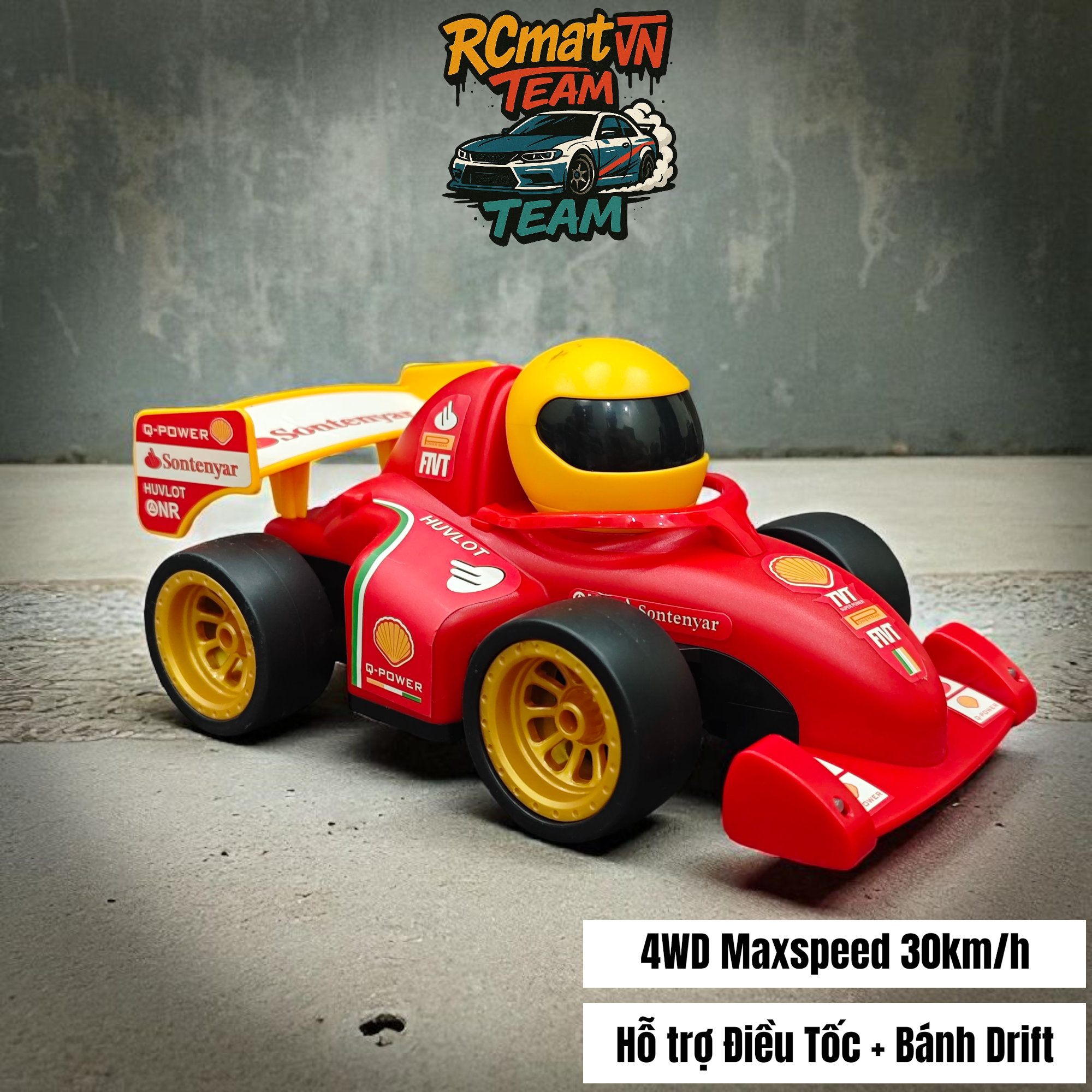 XE RC DRIFT F1 ĐIỀU KHIỂN TỪ XA VULU RC 1:20 - NO.33652