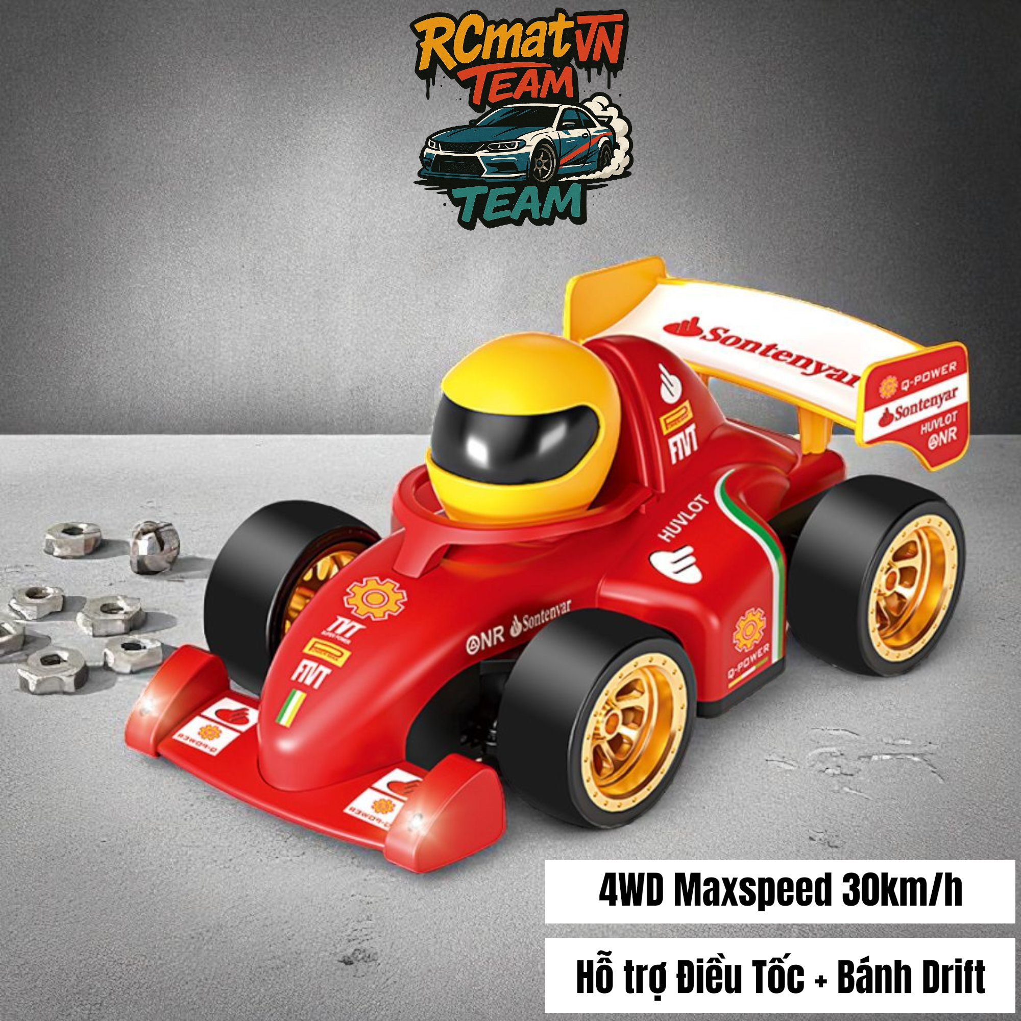 XE RC DRIFT F1 ĐIỀU KHIỂN TỪ XA VULU RC 1:20 - NO.33652