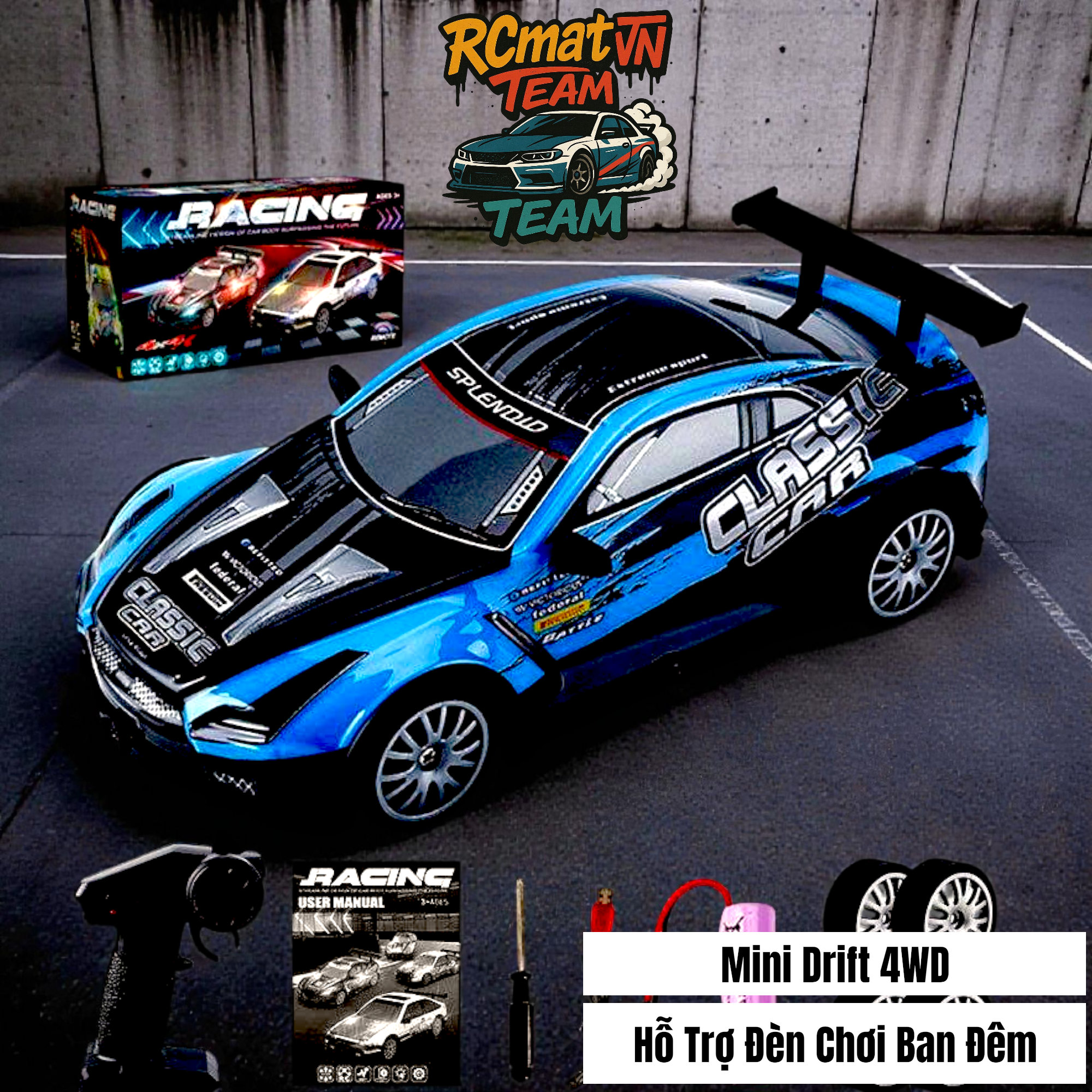 XE RC DRFIT CAR FIERCE RACER ĐIỀU KHIỂN TỪ XA 1:20  - NO.YL-102/NO.YL-103/NO.YL-102-1/NO.YL-103-1