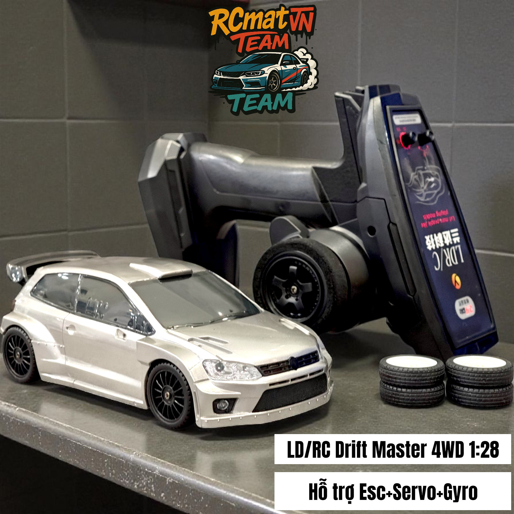 Xe RC Drift 1:28 LDR/C LD2801/2802/2803/2804 Pro – 4WD 2.4GHz Điều Khiển Từ Xa Tỷ Lệ 1:28 –  Drift, LED