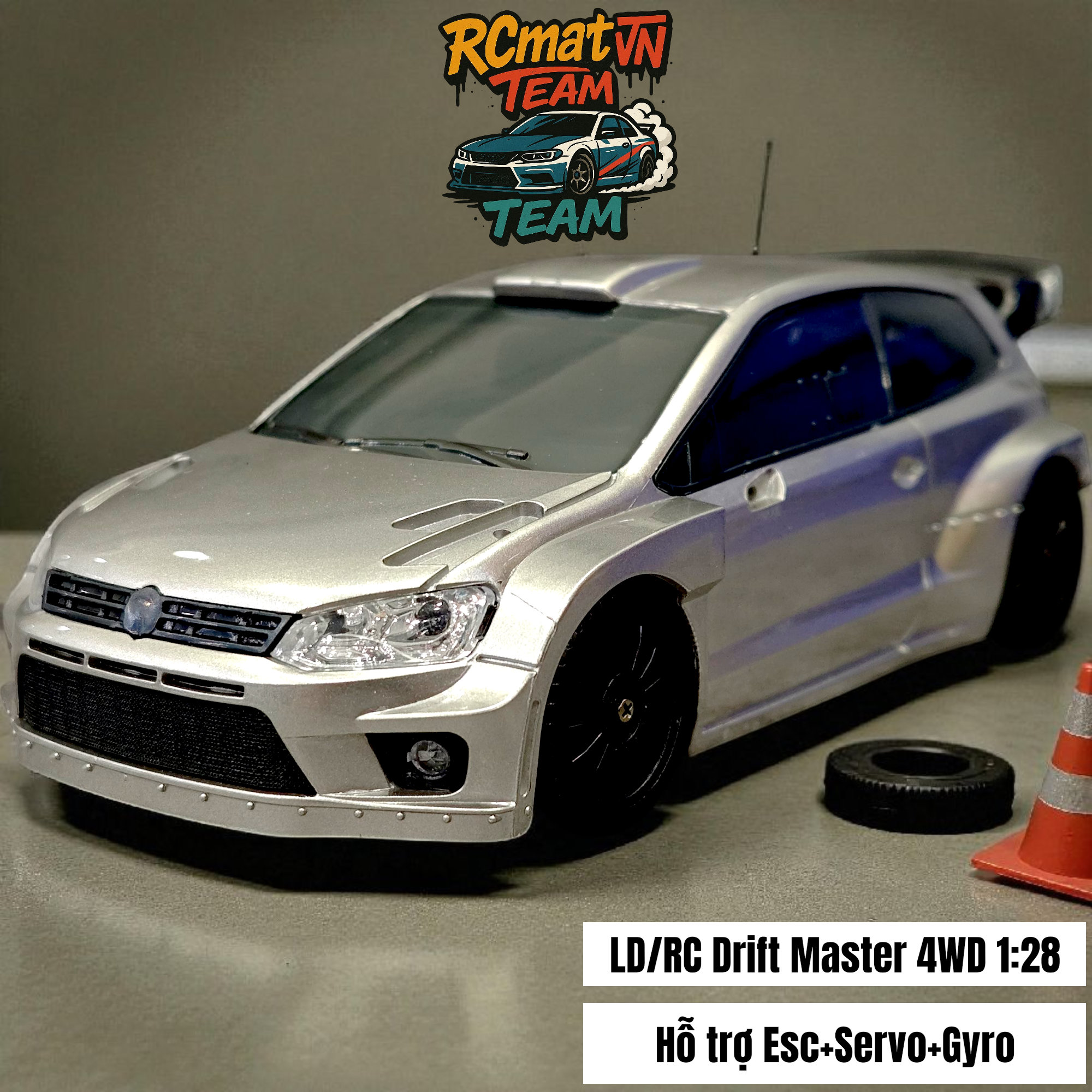 Xe RC Drift 1:28 LDR/C LD2801/2802/2803/2804 Pro – 4WD 2.4GHz Điều Khiển Từ Xa Tỷ Lệ 1:28 –  Drift, LED